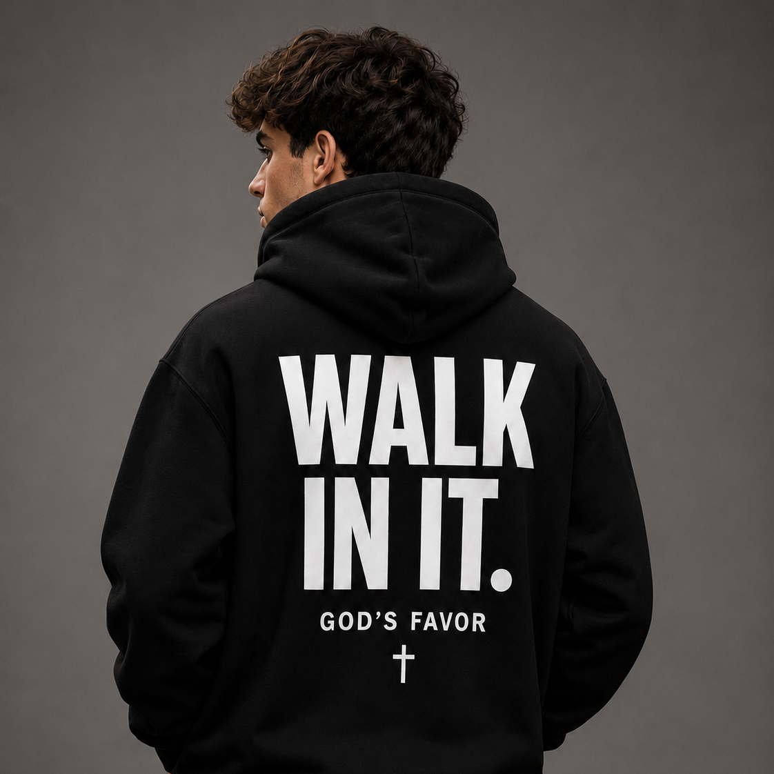 God’s Favor Classic Hoodie — Black Edition