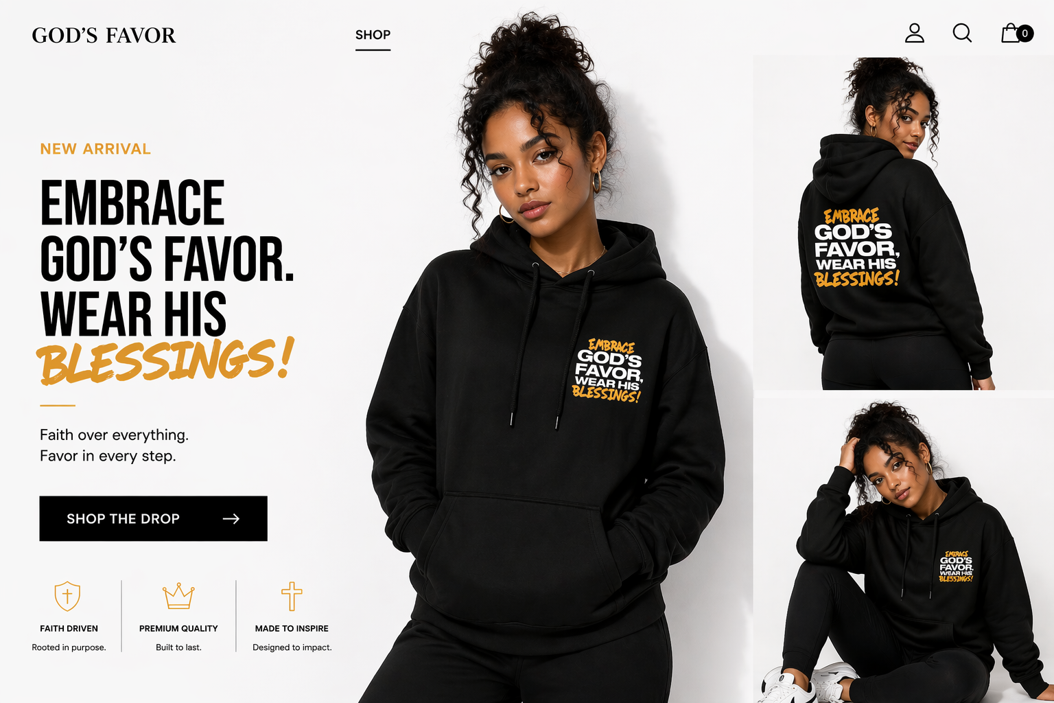 Embrace God's Favor Hoodie