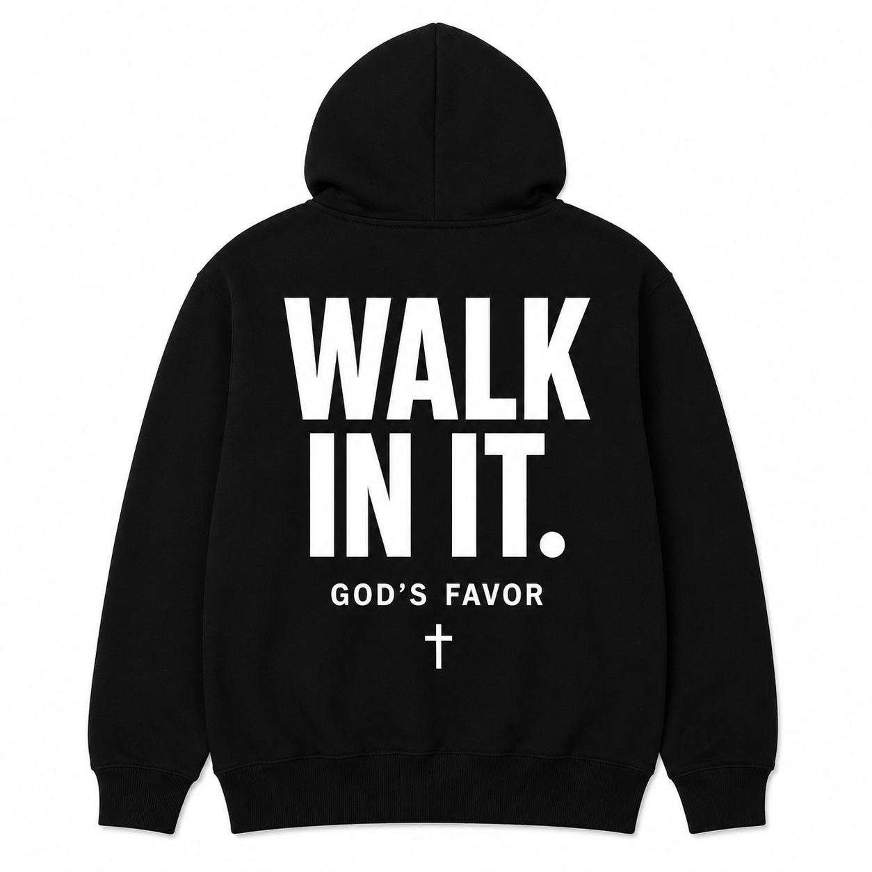 God’s Favor Classic Hoodie — Black Edition