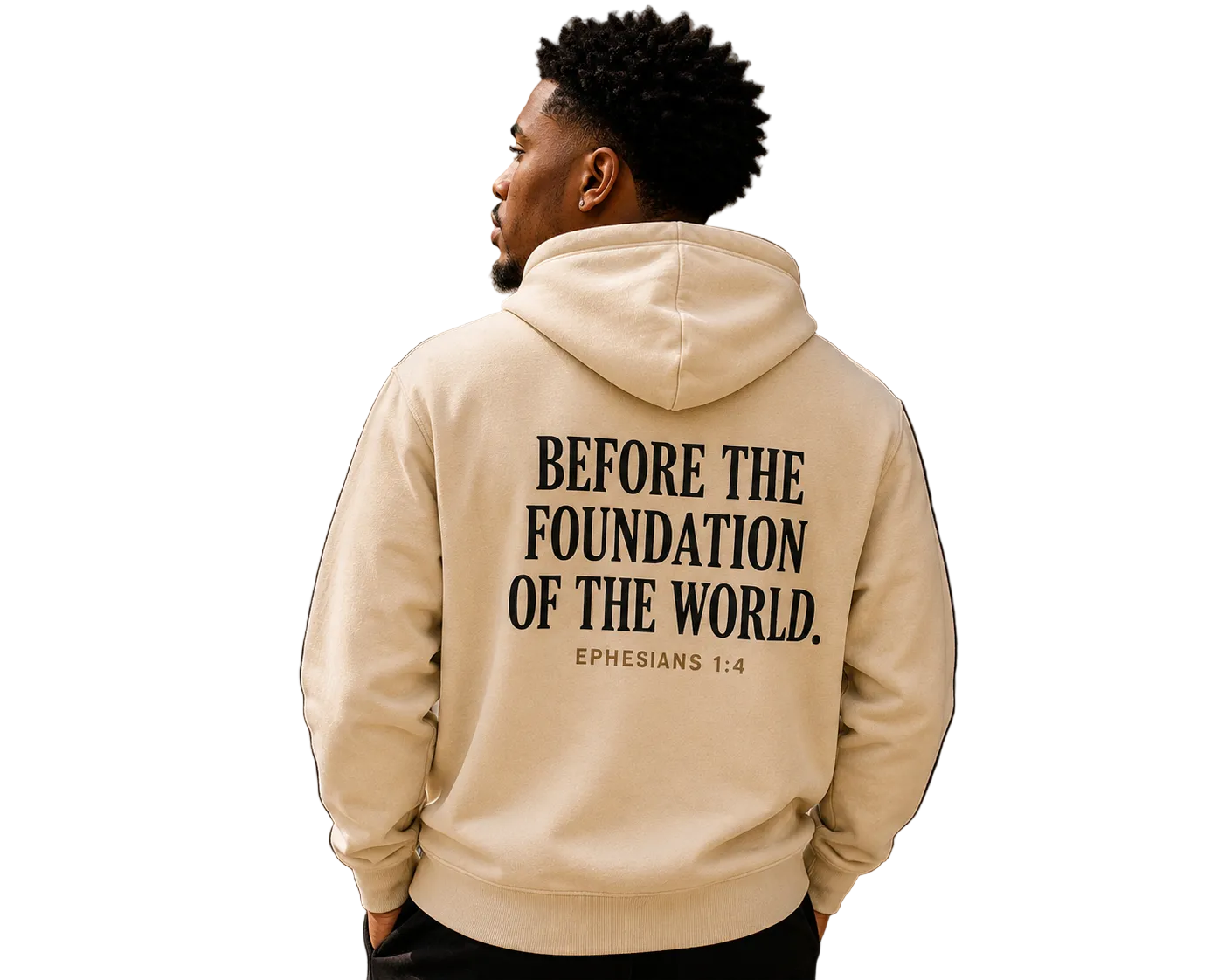 CHOSEN.™ Premium Hoodie – Cream Edition