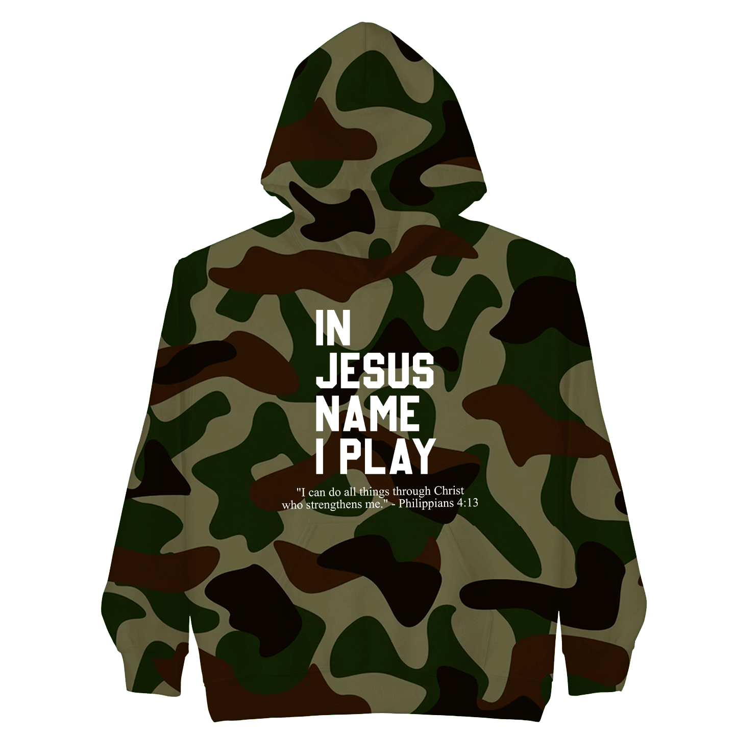 In Jesus Name I Play Hoodie (Youth Collection)