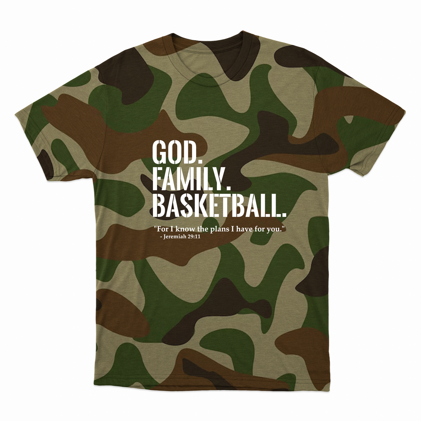 God. Family. Basketball. T-Shirt (Youth Collection)