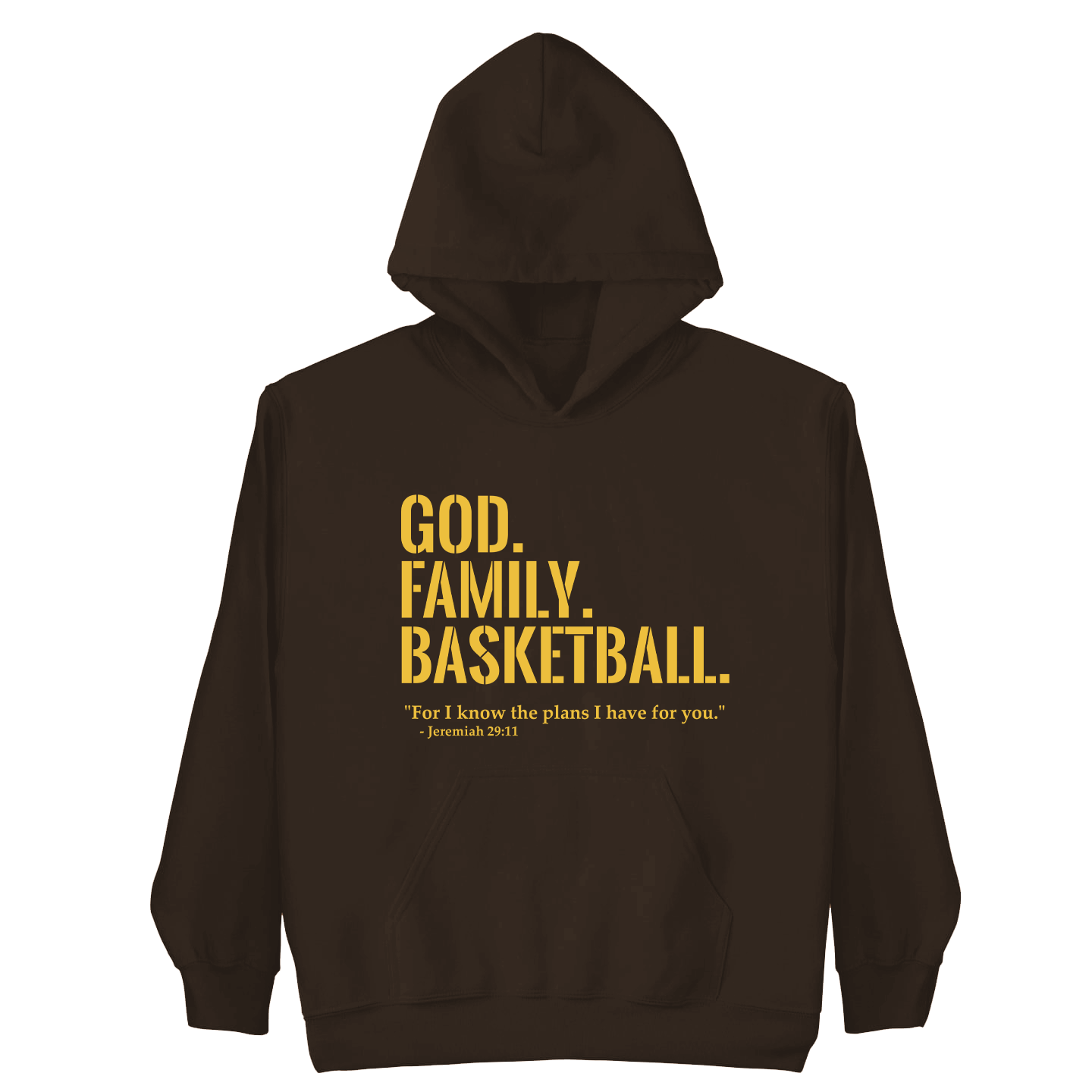 God. Family. Basketball. Hoodie (Youth Collection)