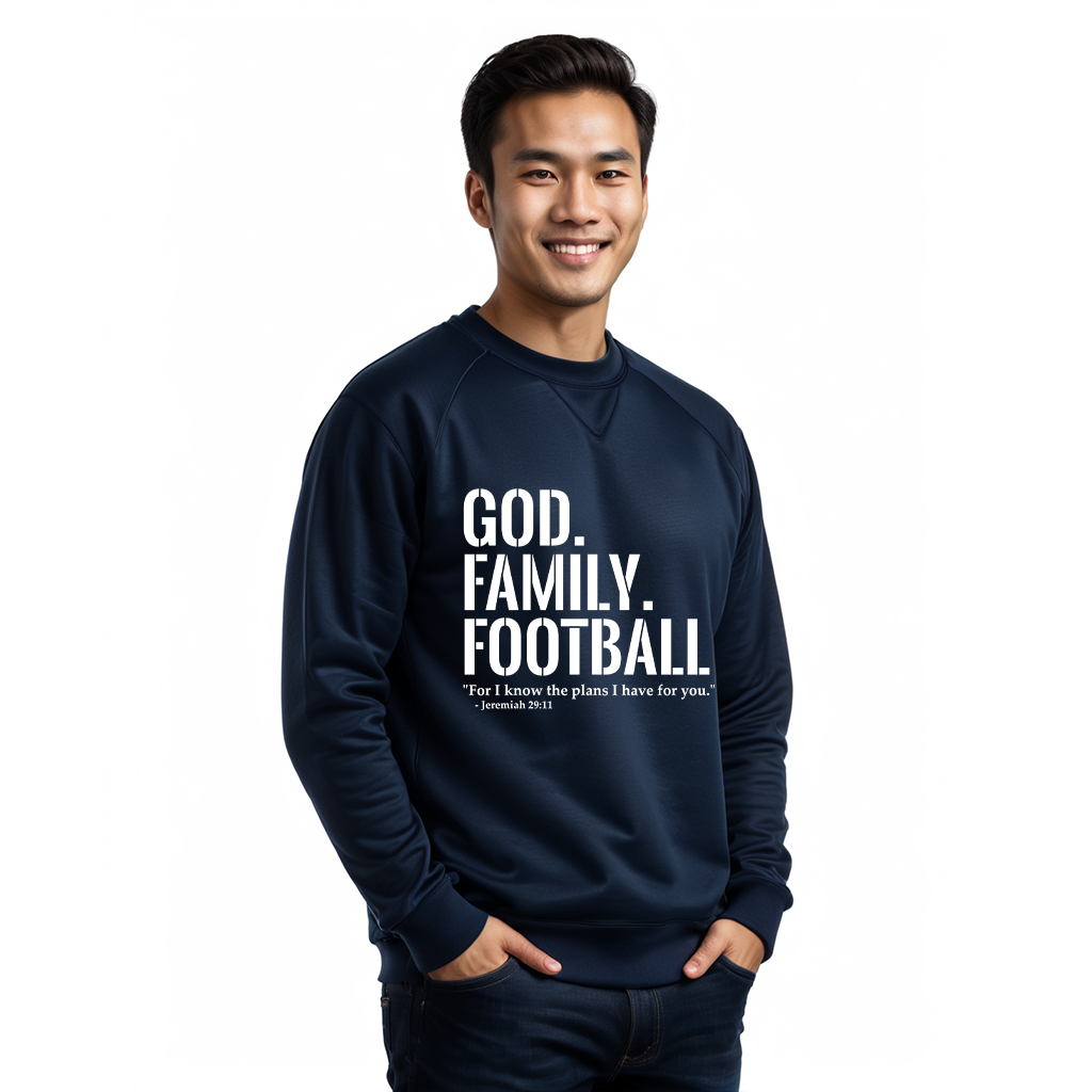 God. Family. Football. Sweatshirt (Youth Collection)