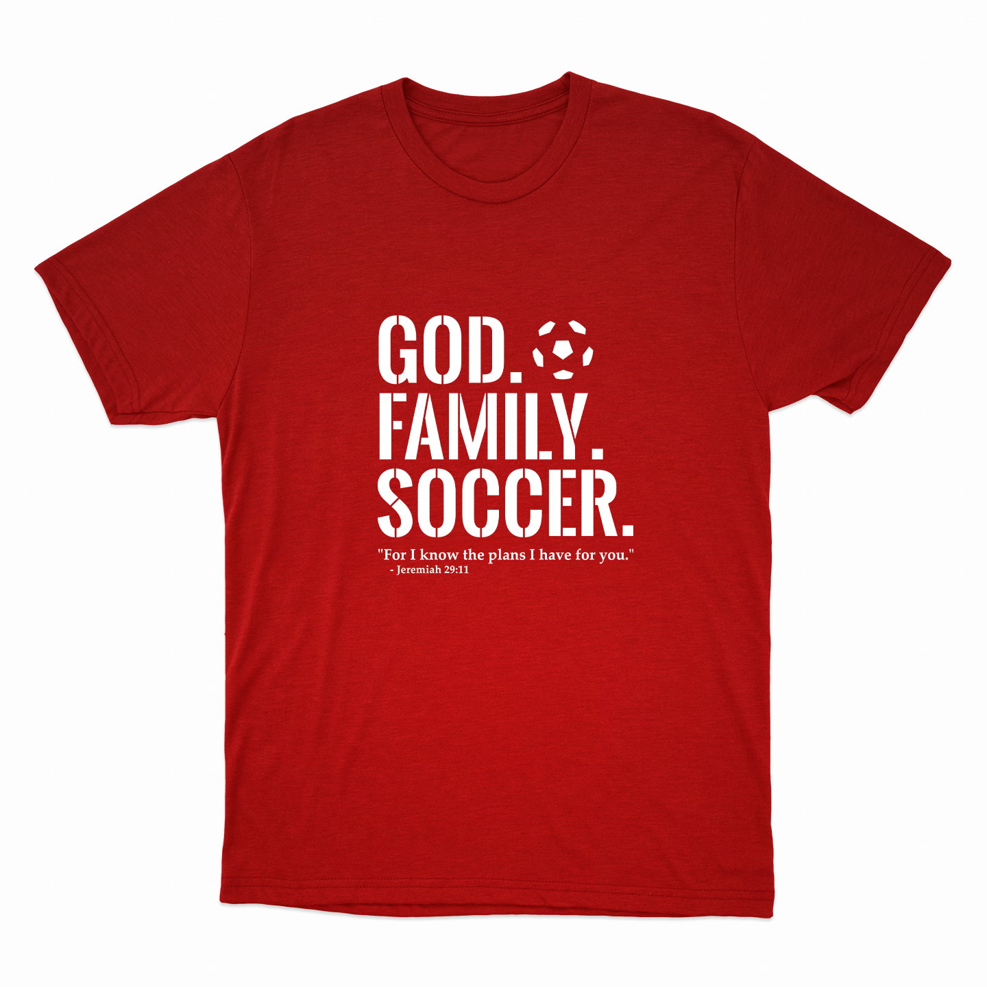 God. Family. Soccer. T-Shirt (Youth Collection)