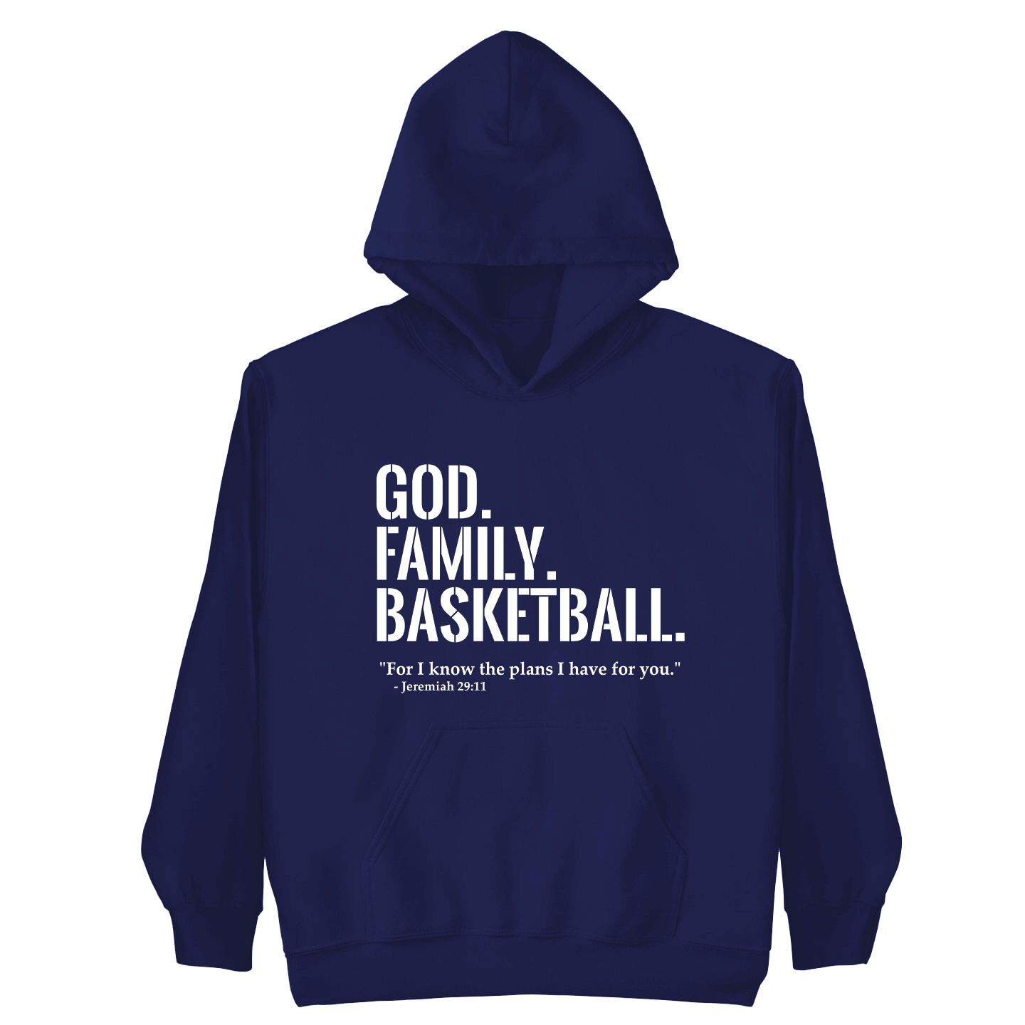 God. Family. Basketball. Hoodie (Youth Collection)