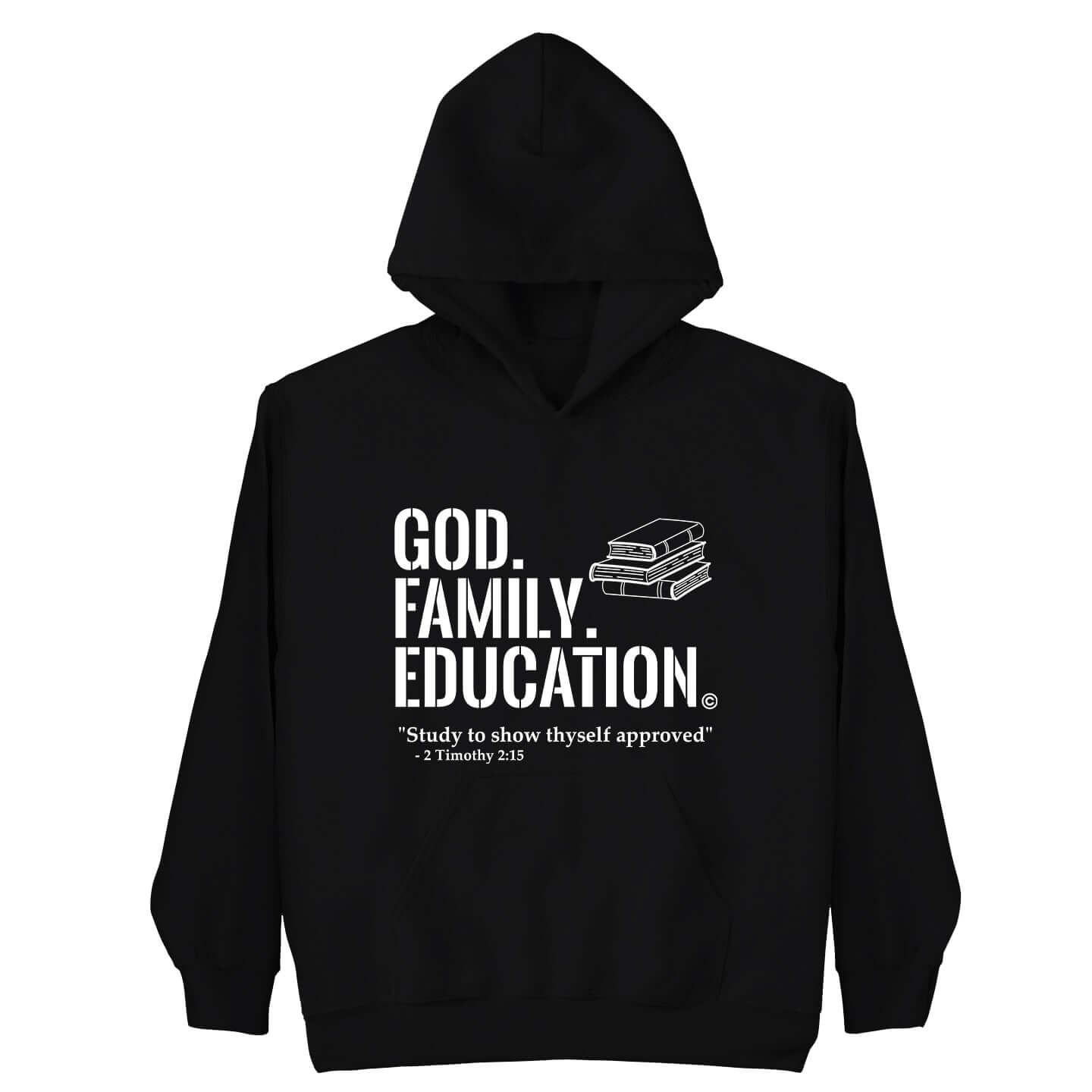 God. Family. Education Hoodie (Youth Collection)