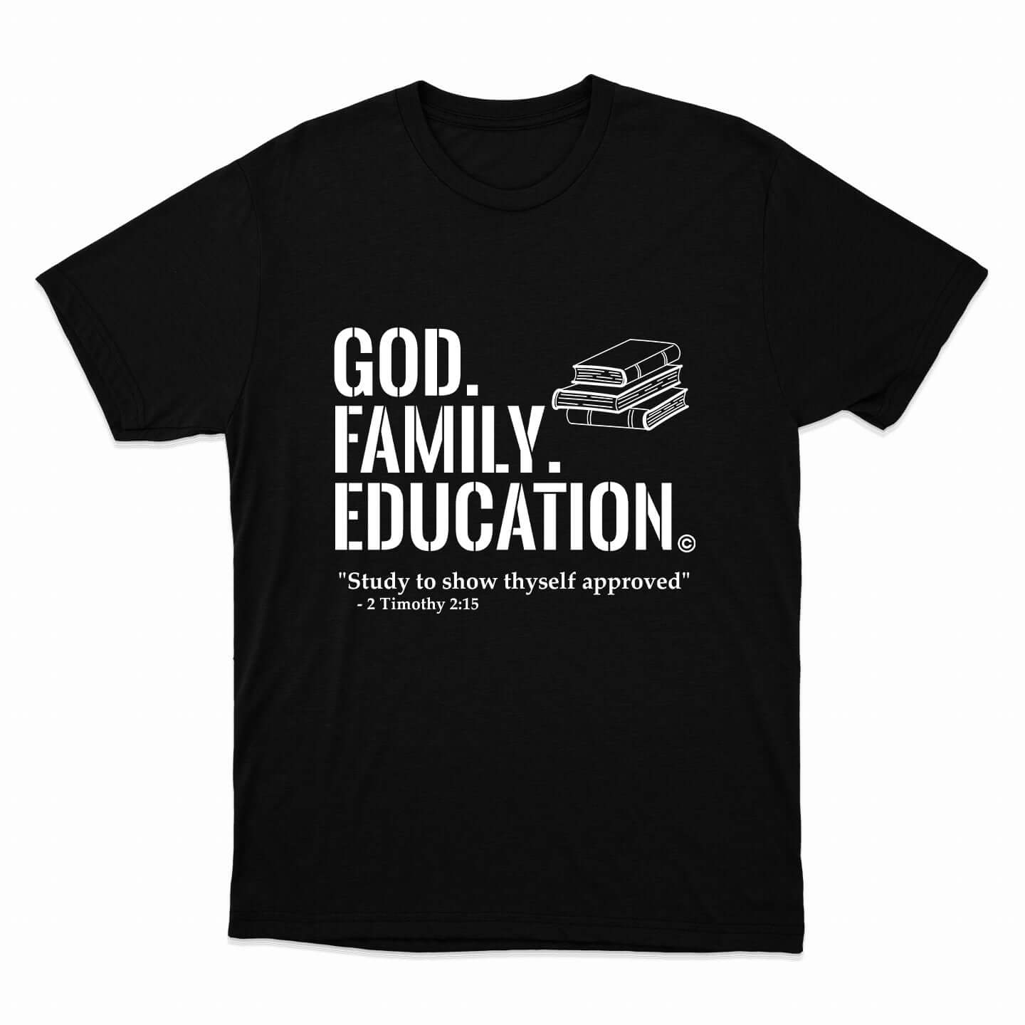 God. Family. Education. T-Shirt (Youth Collection)