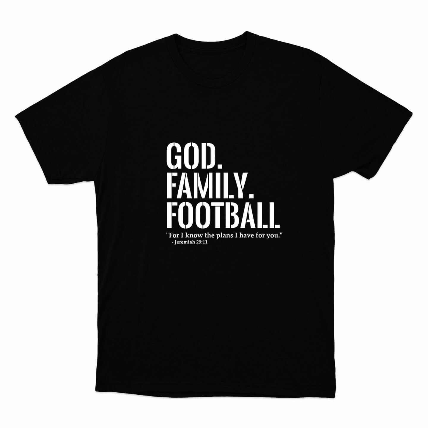 God. Family. Football. T-Shirt (Youth Collection)