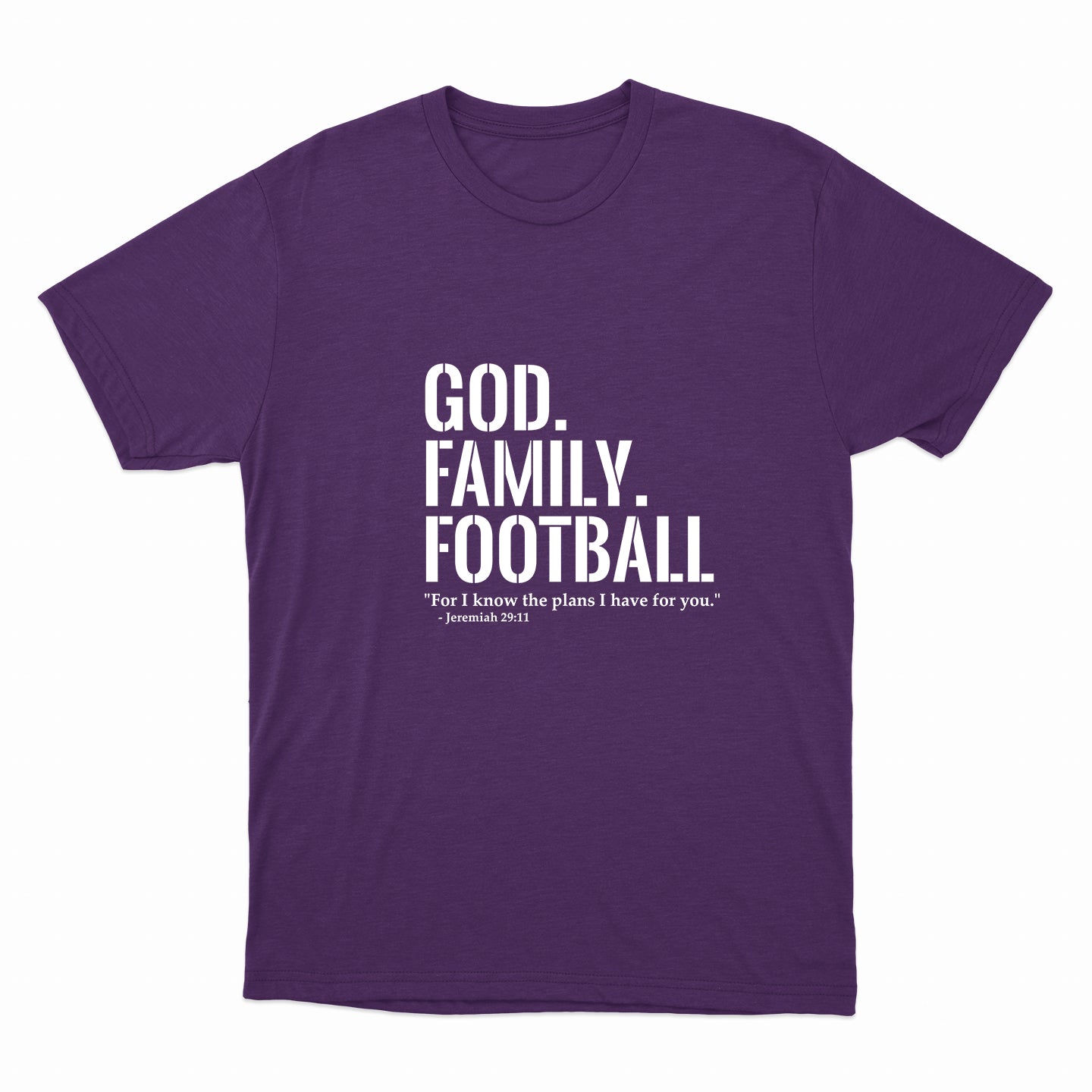 God. Family. Football. T-Shirt (Youth Collection)