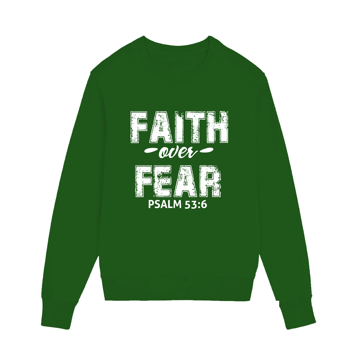 Black T-Shirt - Faith over Fear Sweatshirt (Youth Collection)