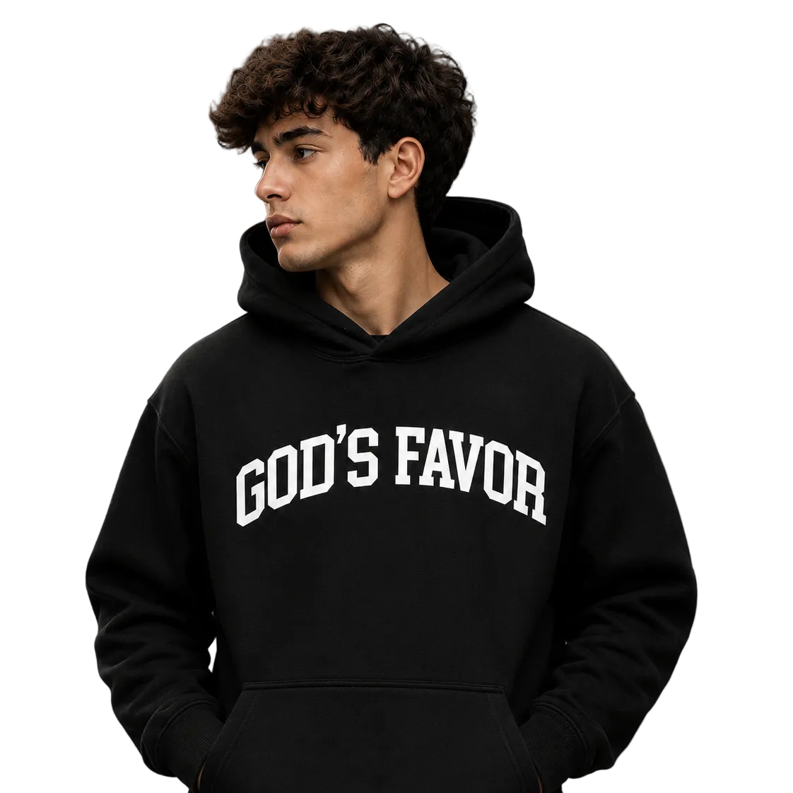 God’s Favor Classic Hoodie — Black Edition