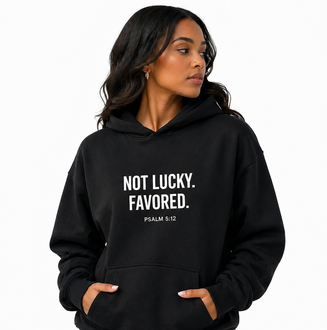 NOT LUCKY. FAVORED.™ Premium Hoodie