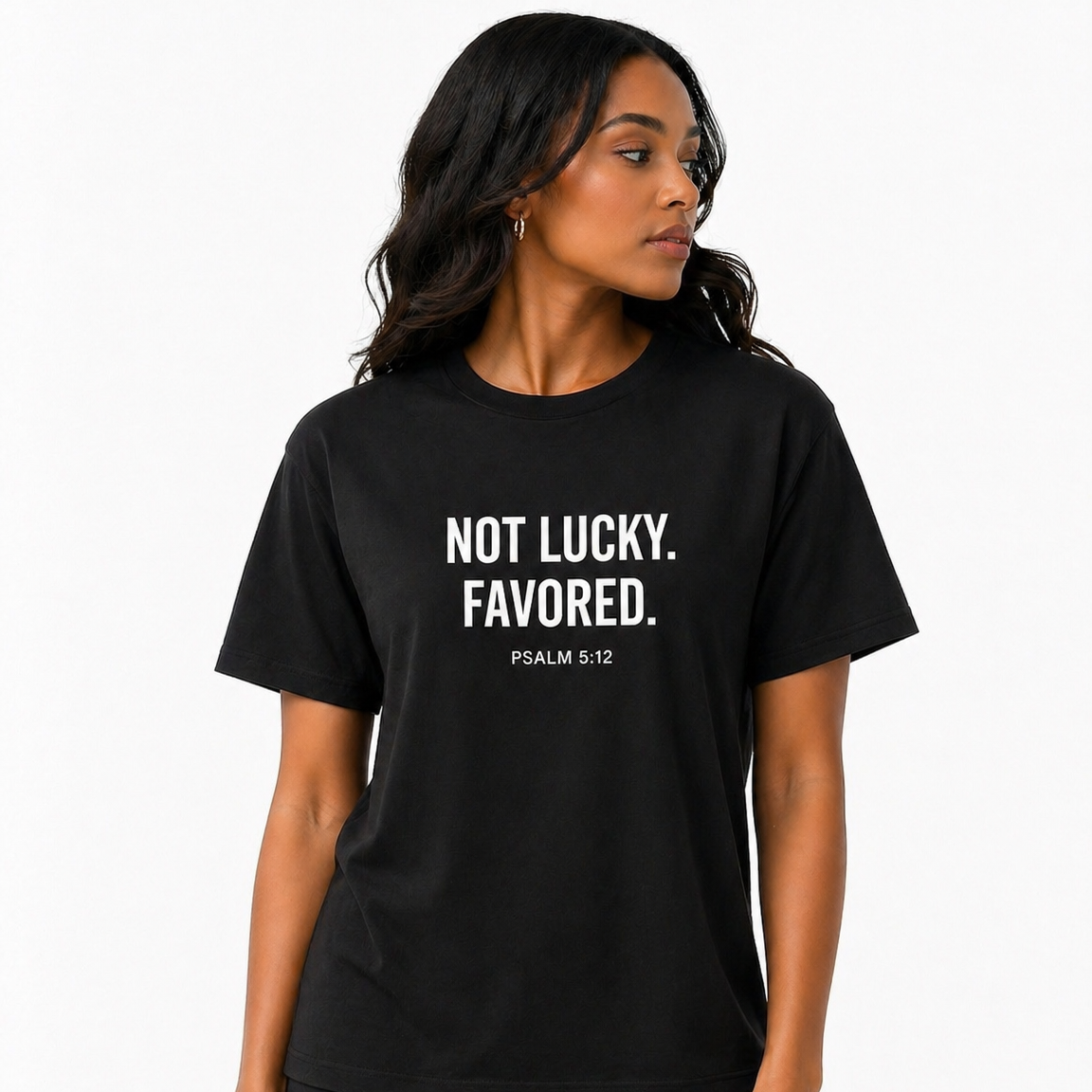 “NOT LUCKY. FAVORED.™ TEE