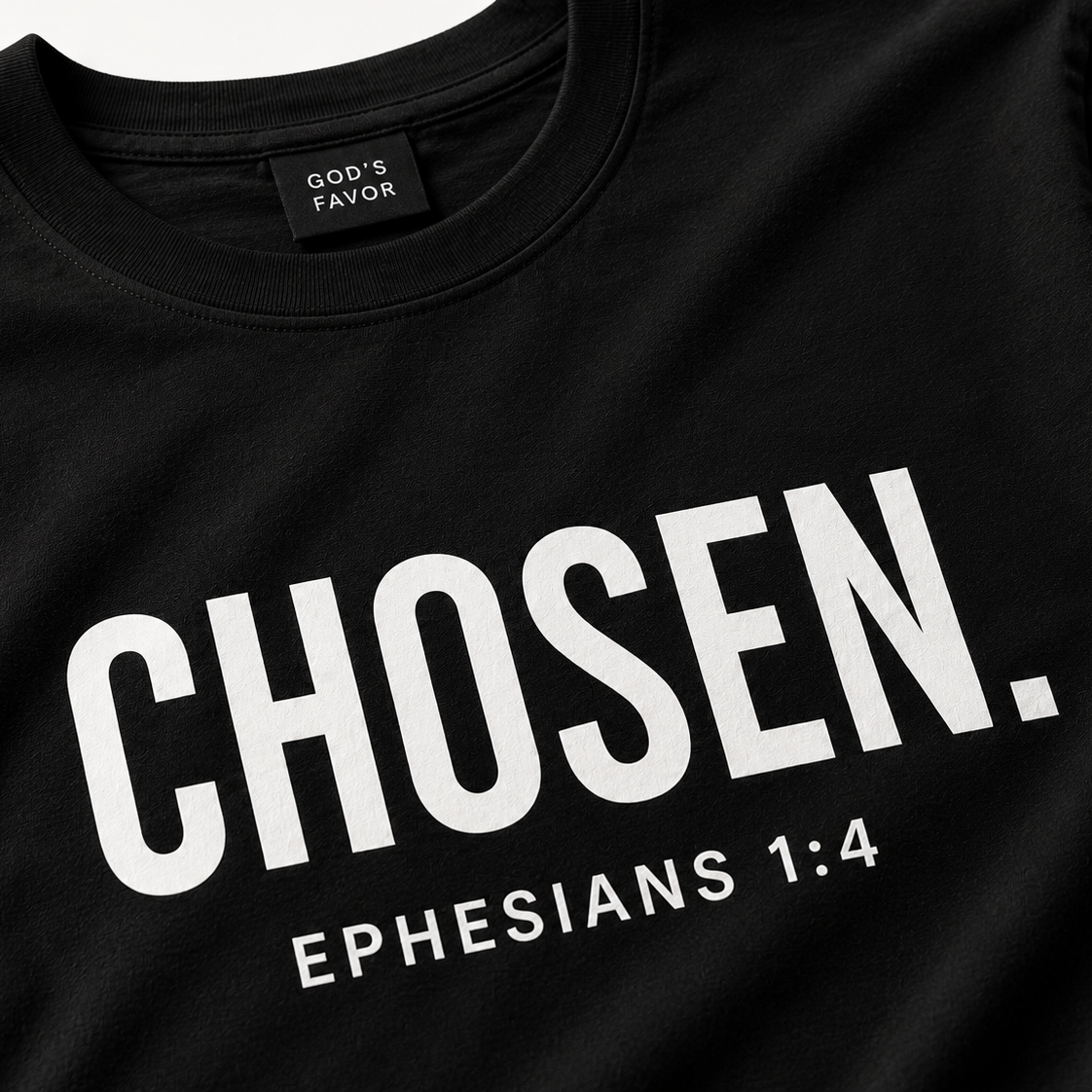 CHOSEN.™ Premium Tee – Black Edition