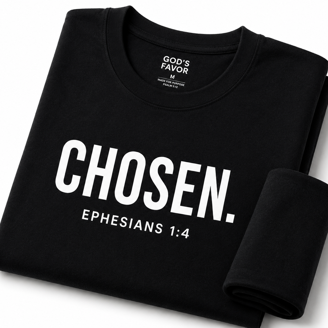 CHOSEN.™ Premium Tee – Black Edition