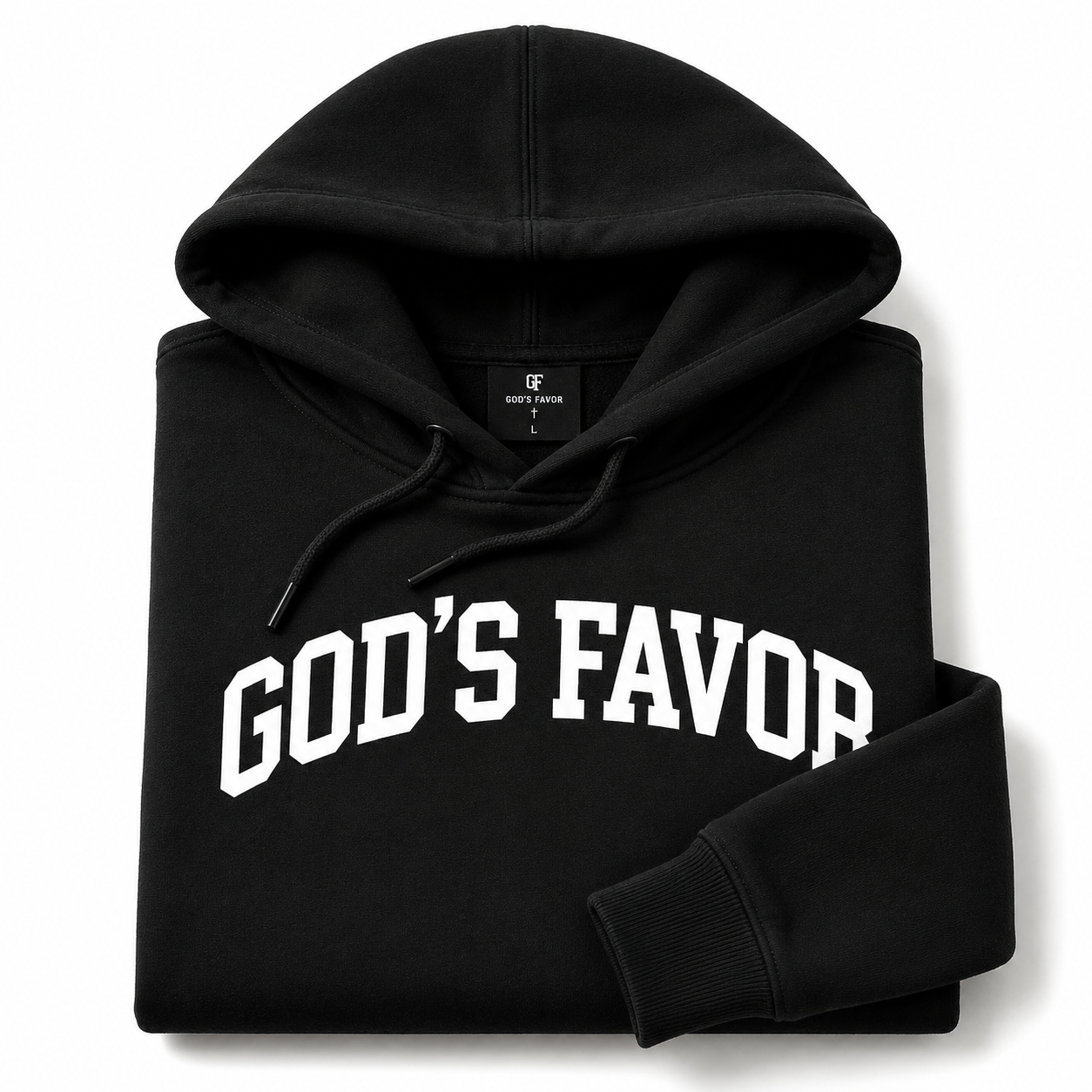 God’s Favor Classic Hoodie — Black Edition