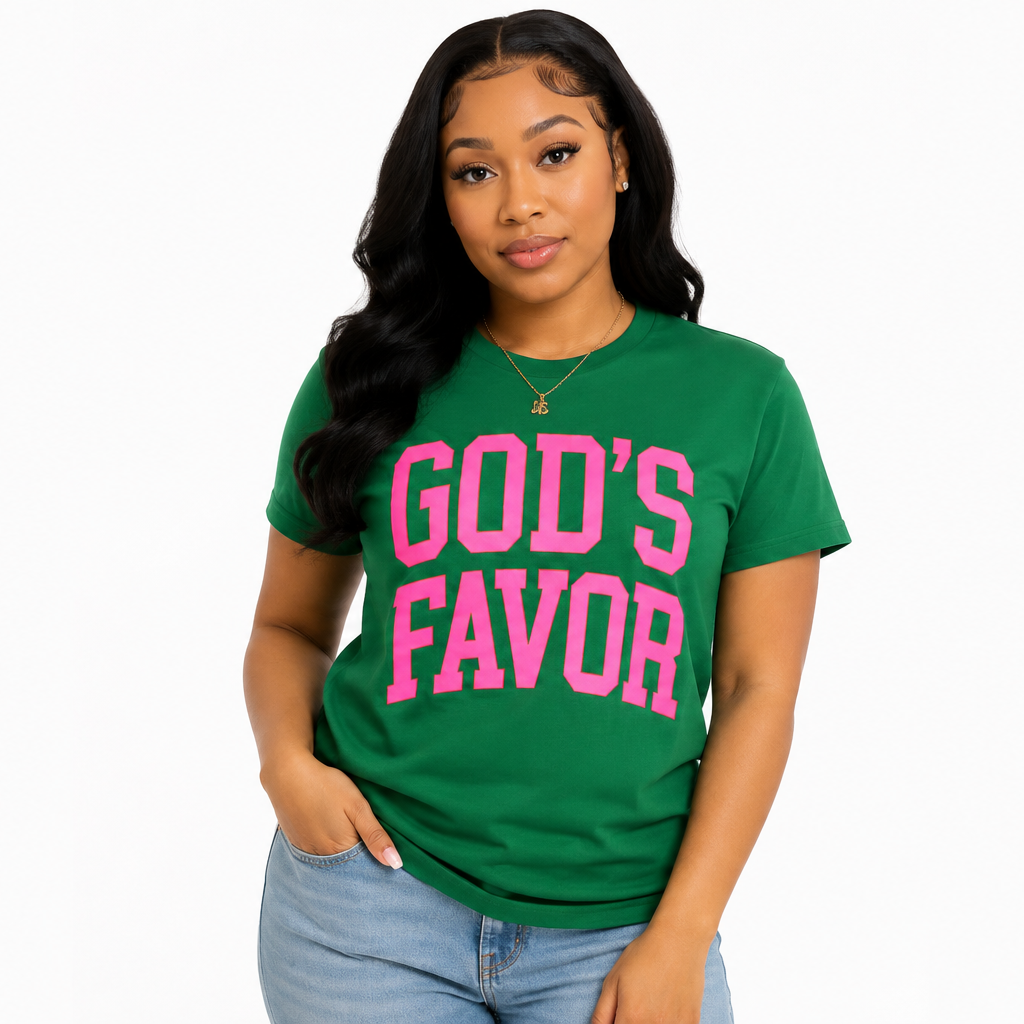 God's Favor T-Shirt (Greek Collection)