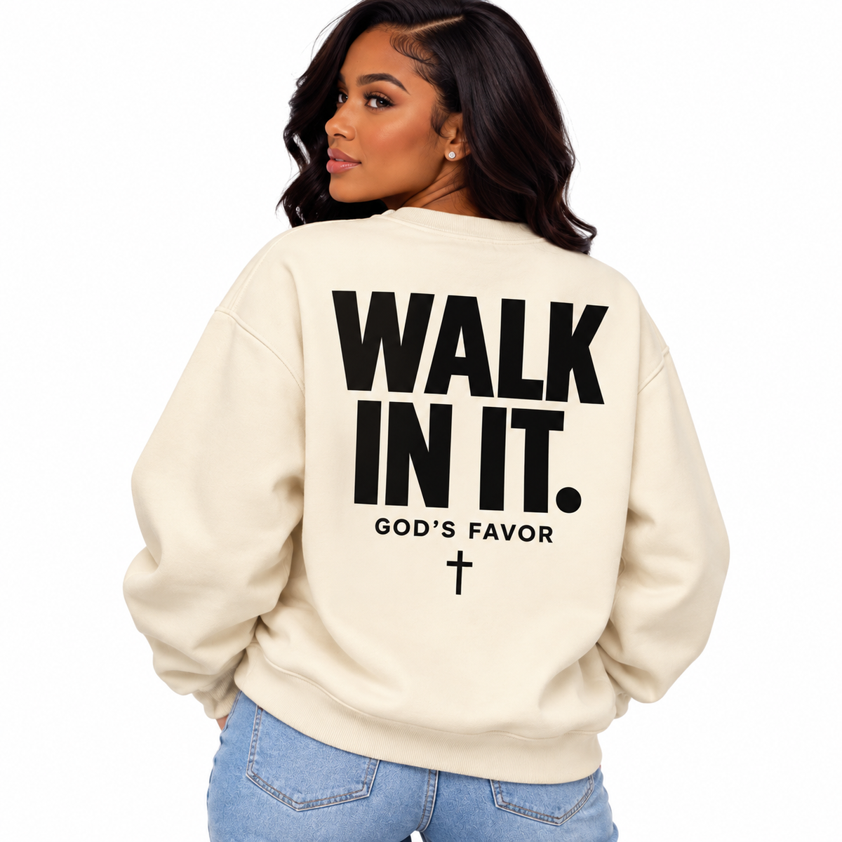 Walk In It Premium Crewneck