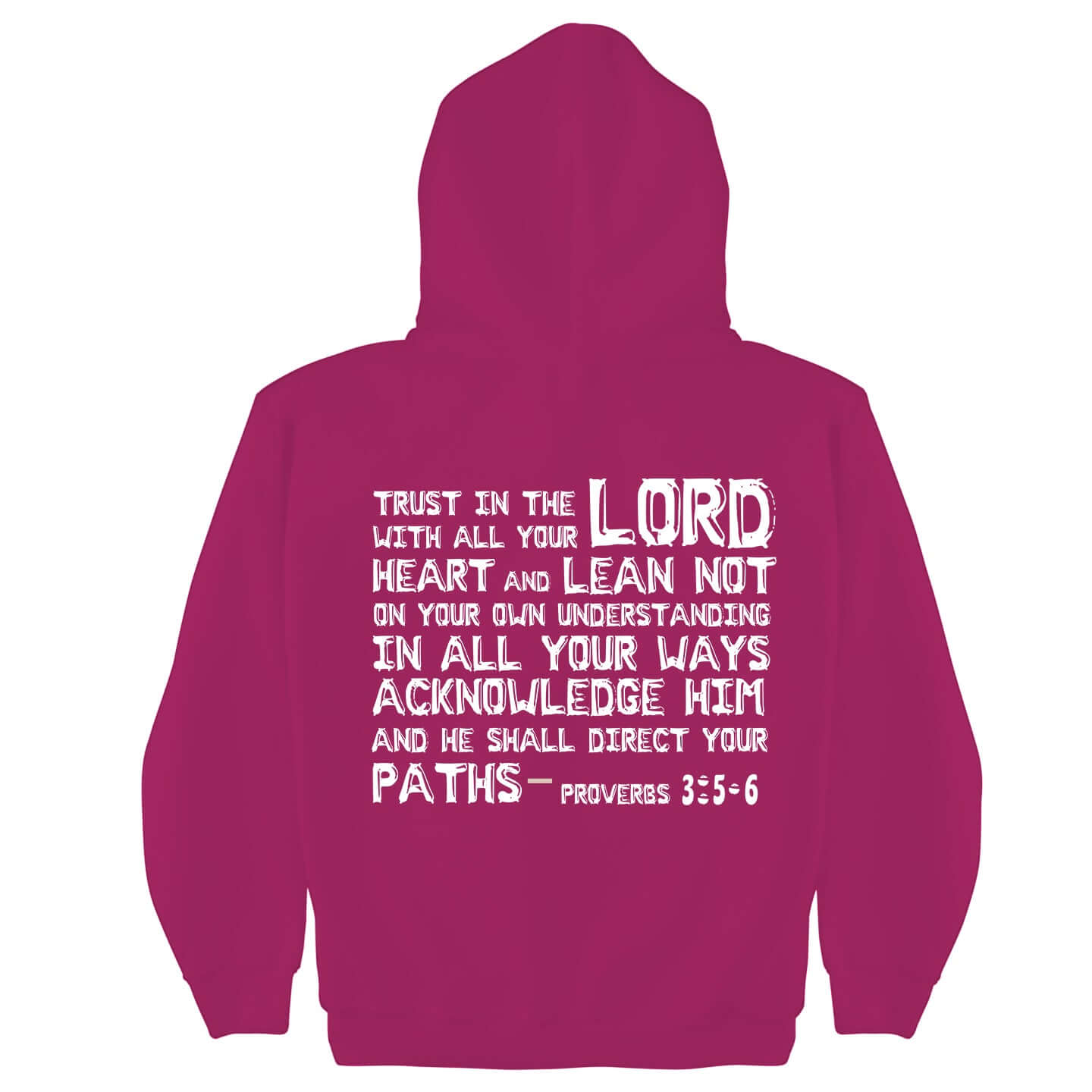 Proverbs 3:5-6 Hoodie (Youth Collection)