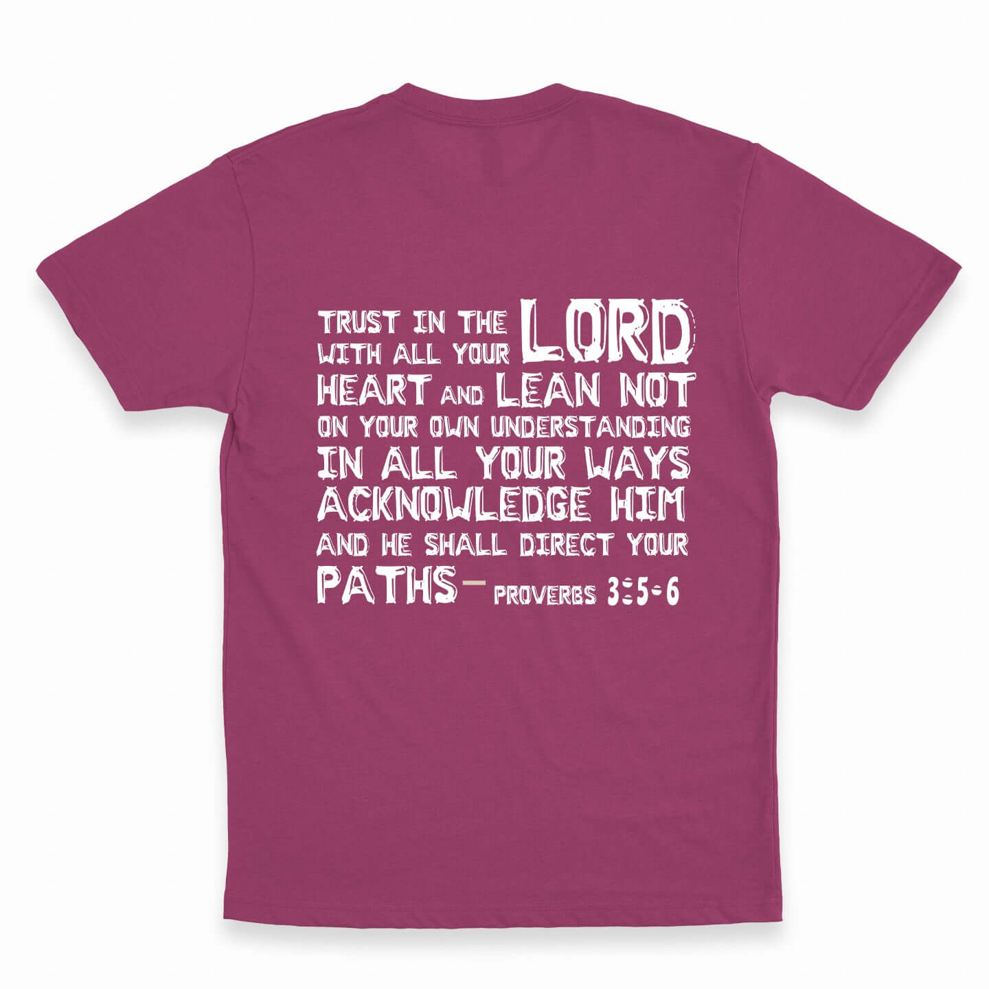 Proverbs 3:5-6 T-Shirt (Youth Collection)