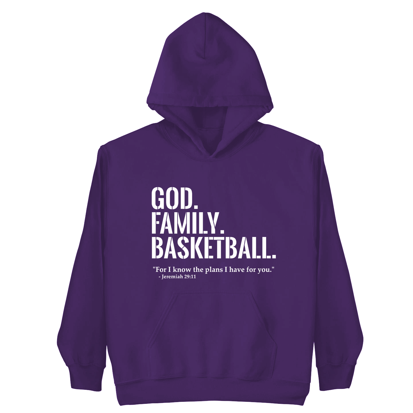 God. Family. Basketball. Hoodie (Youth Collection)