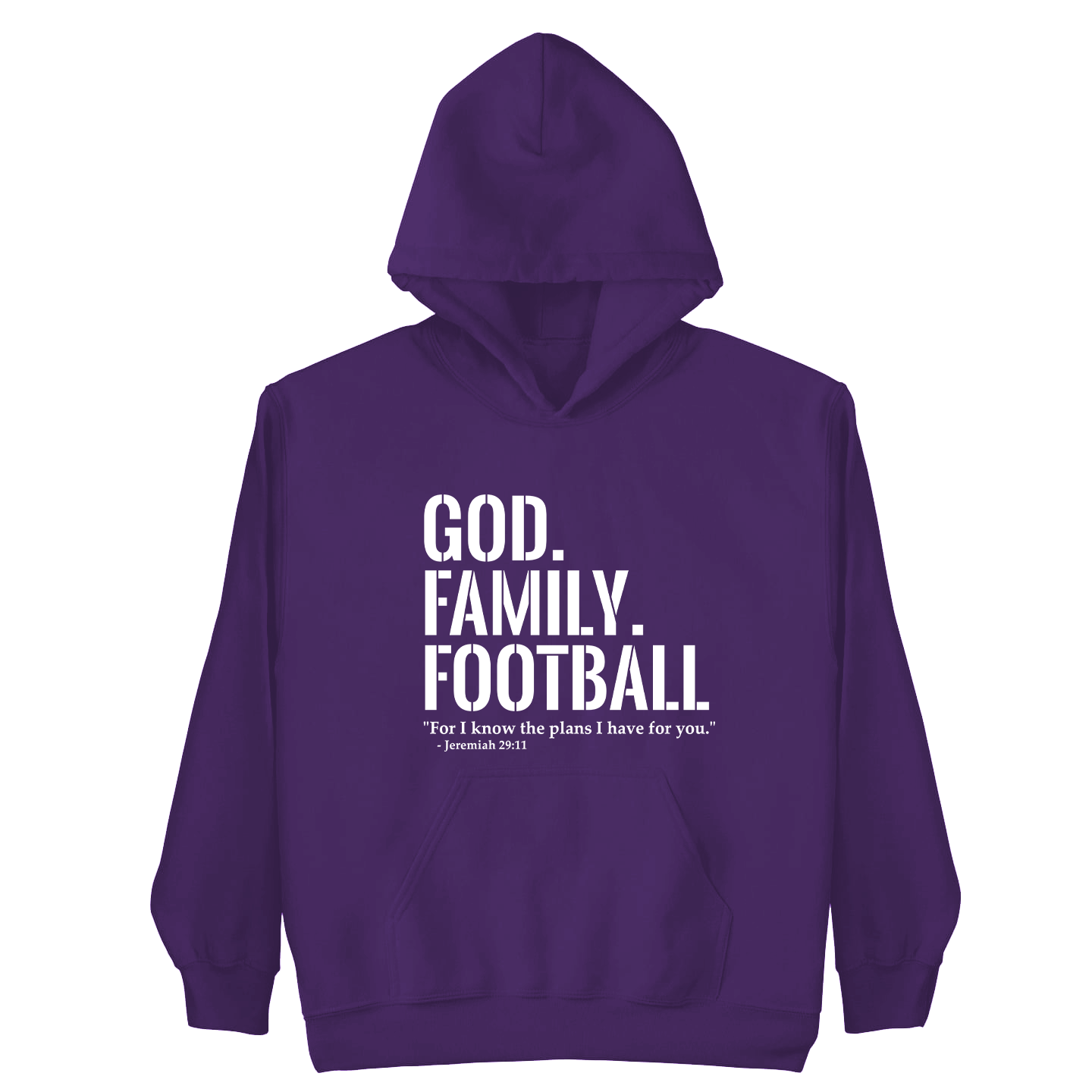 God. Family. Football. Hoodie (Youth Collection)