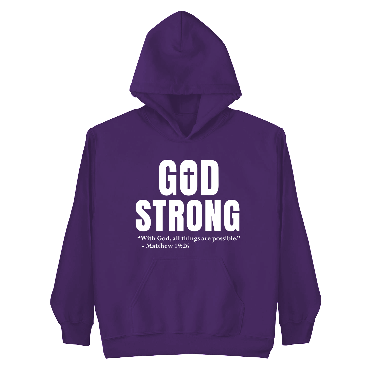 God Strong Hoodie (Youth Collection)