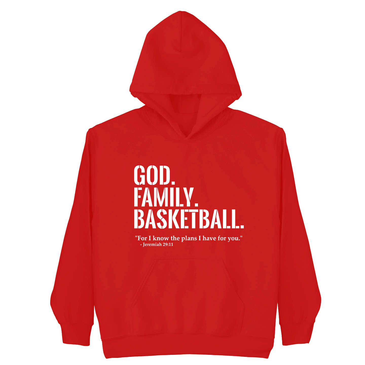 God. Family. Basketball. Hoodie (Youth Collection)