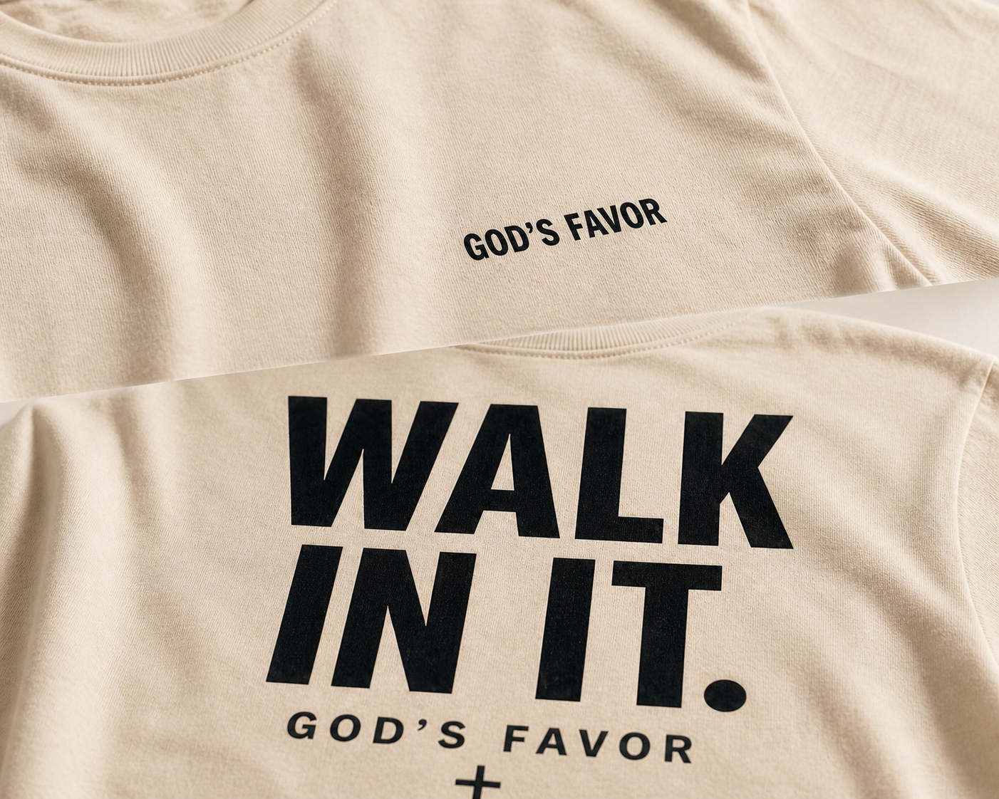 WALK IN IT.