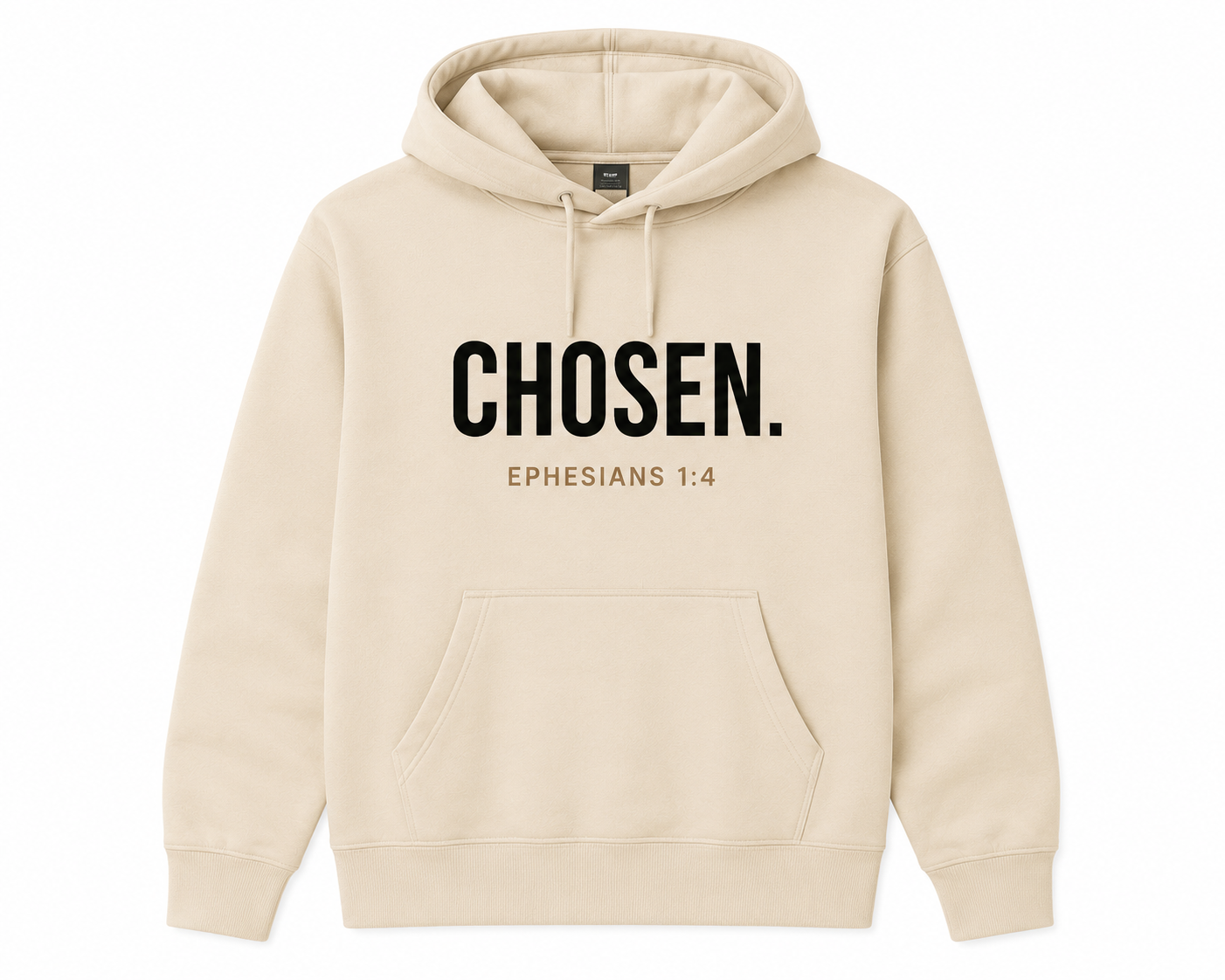 CHOSEN.™ Premium Hoodie – Cream Edition