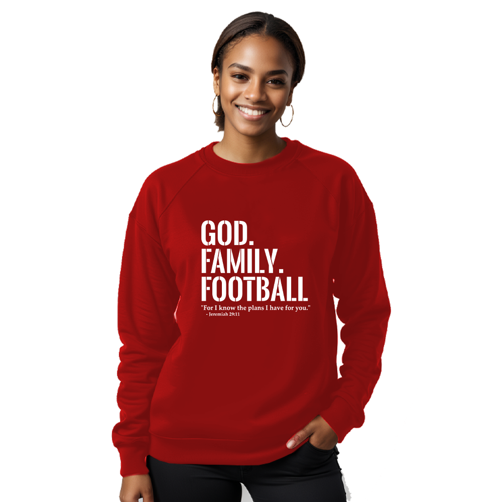God. Family. Football. Sweatshirt (Youth Collection)