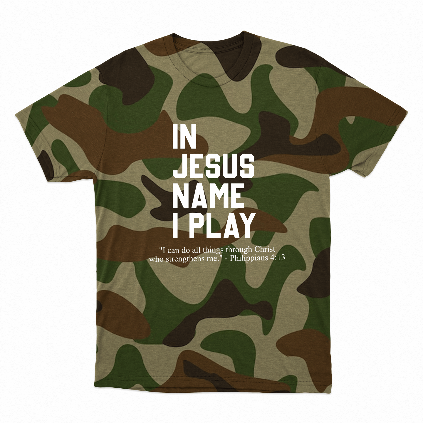In Jesus Name I Play T-Shirt (Youth Collection)