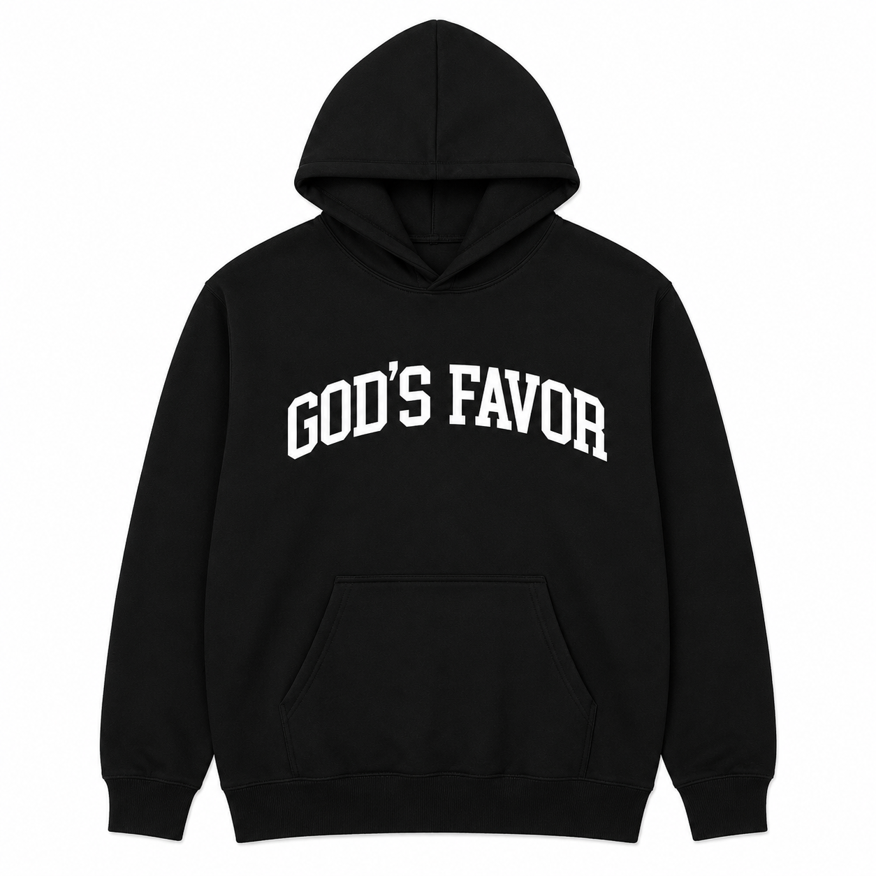 God’s Favor Classic Hoodie — Black Edition