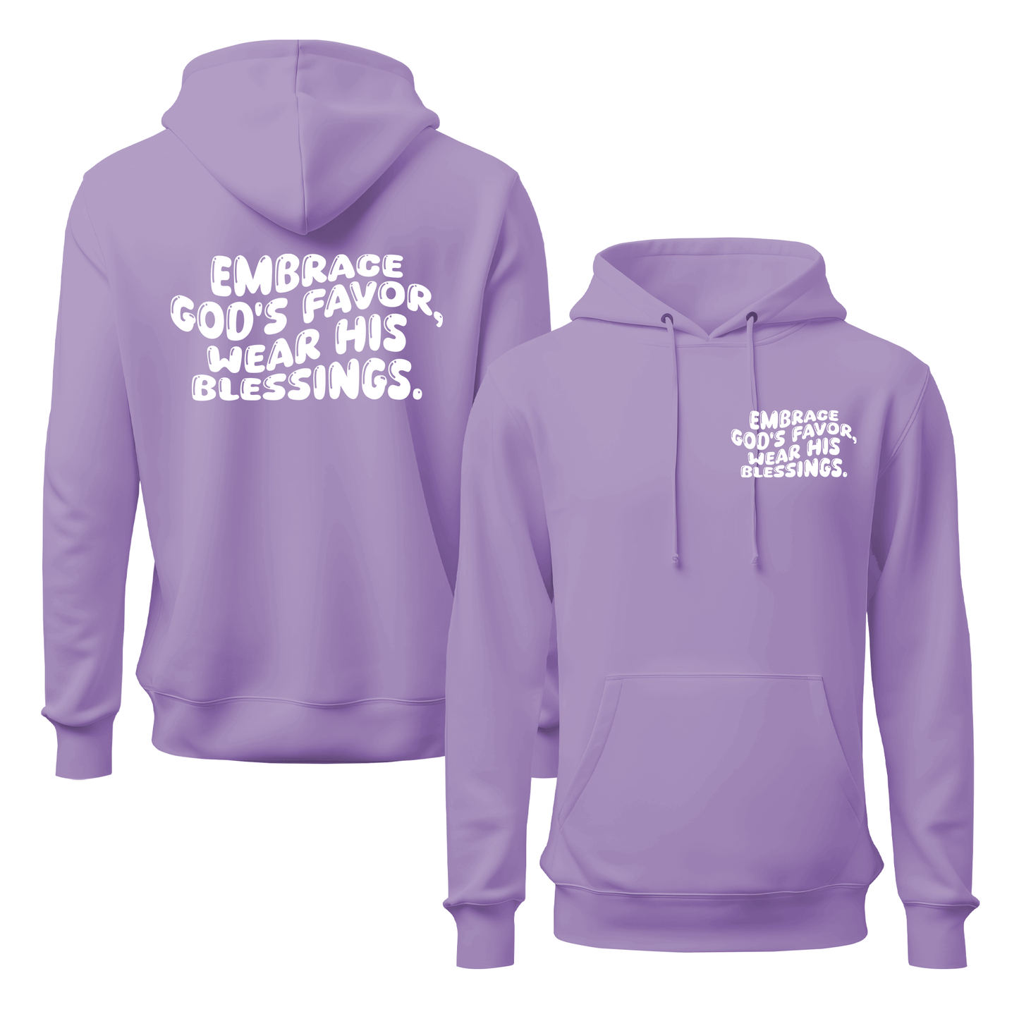 Wave Bubble Light Purple hoodie 