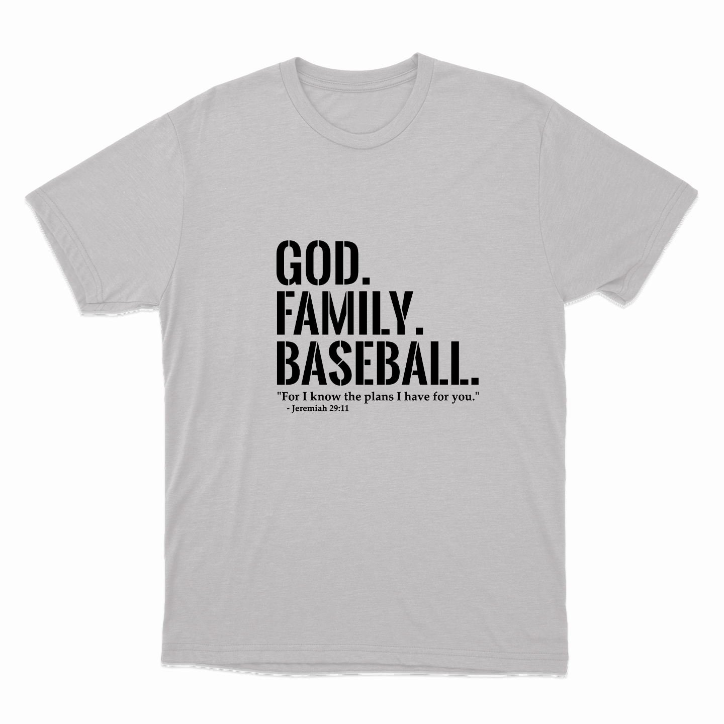 God. Family. Baseball. T-Shirt (Youth Collection)