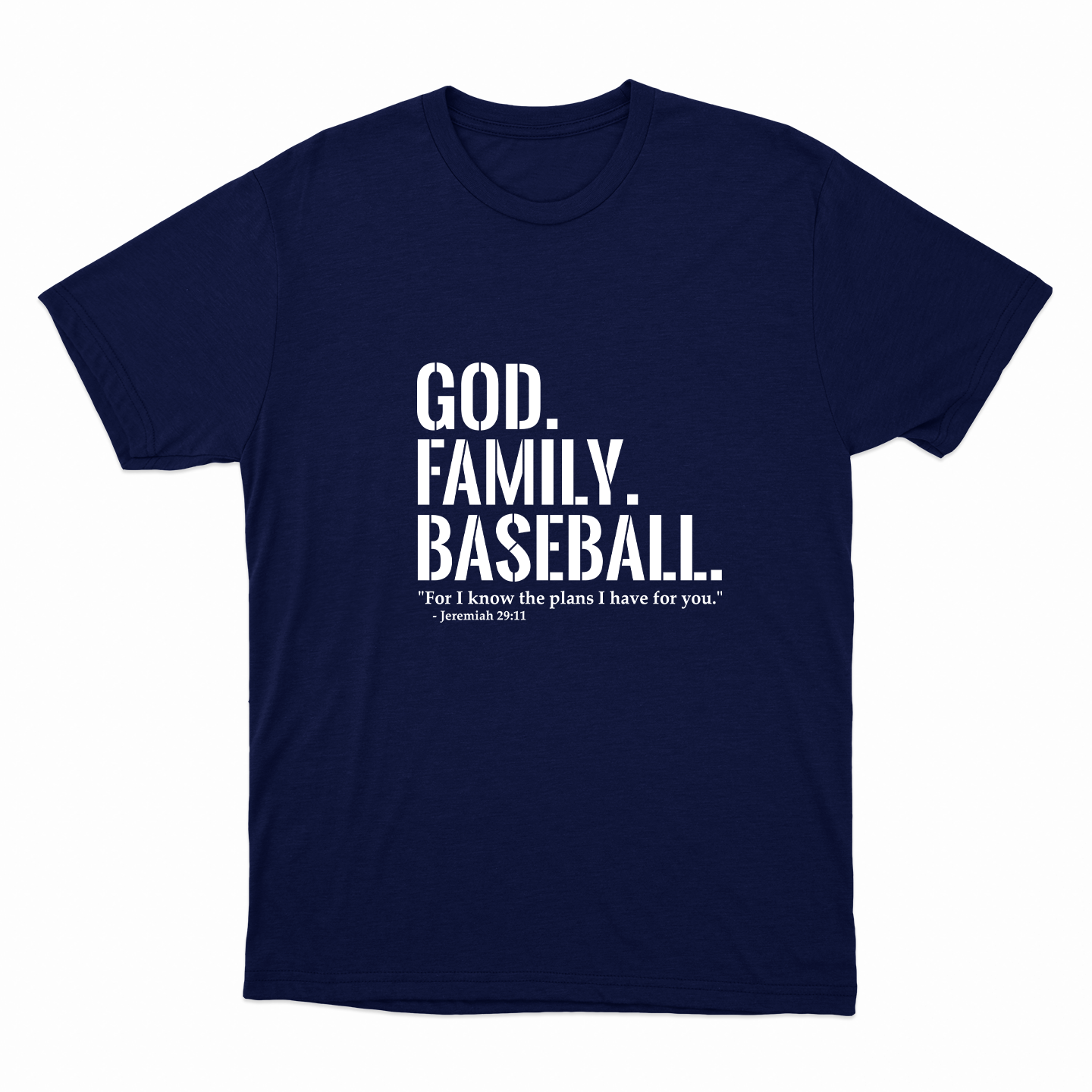 God. Family. Baseball. T-Shirt (Youth Collection)