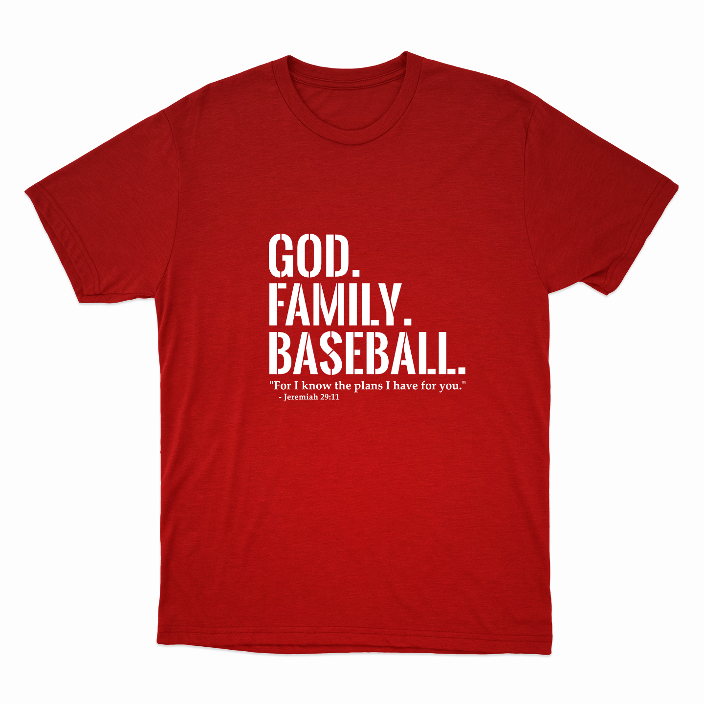 God. Family. Baseball. T-Shirt (Youth Collection)