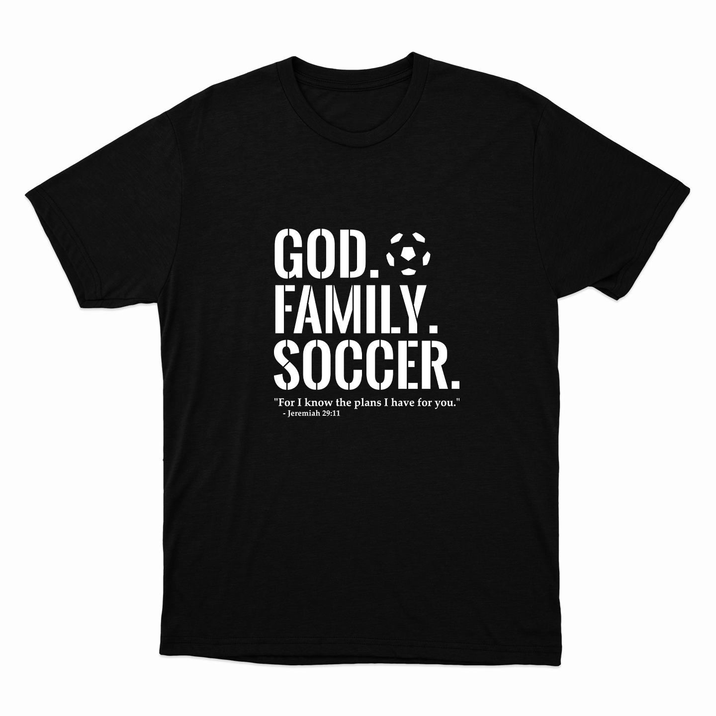 God. Family. Soccer. T-Shirt (Youth Collection)