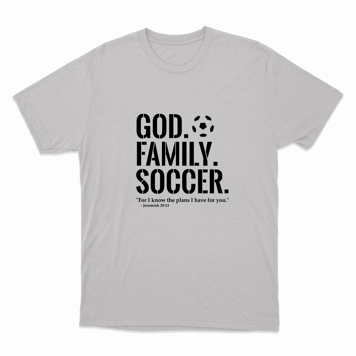 God. Family. Soccer. T-Shirt (Youth Collection)