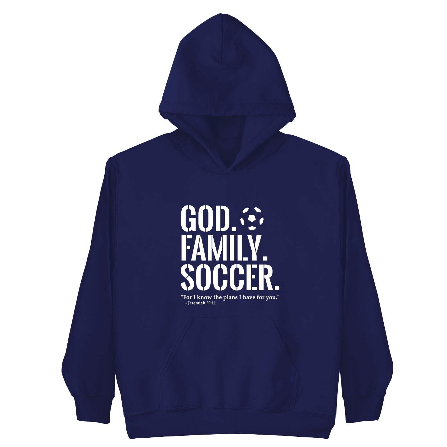 God. Family.  Soccer (Youth Collection)