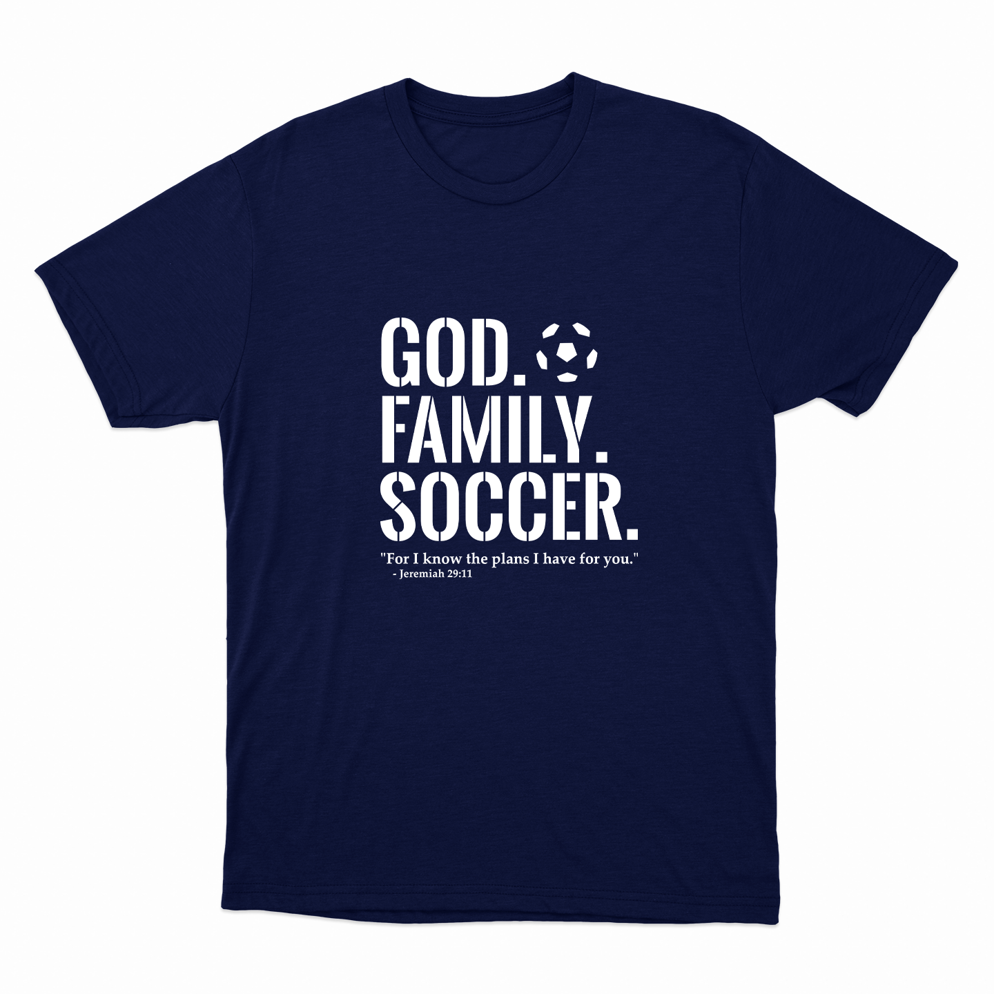 God. Family. Soccer. T-Shirt (Youth Collection)