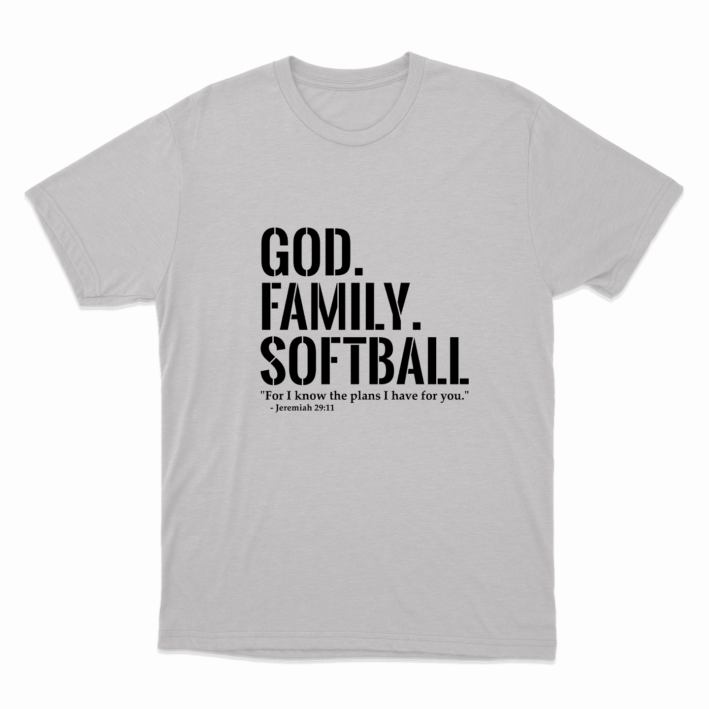 God. Family. Softball. T-Shirt (Youth Collection)