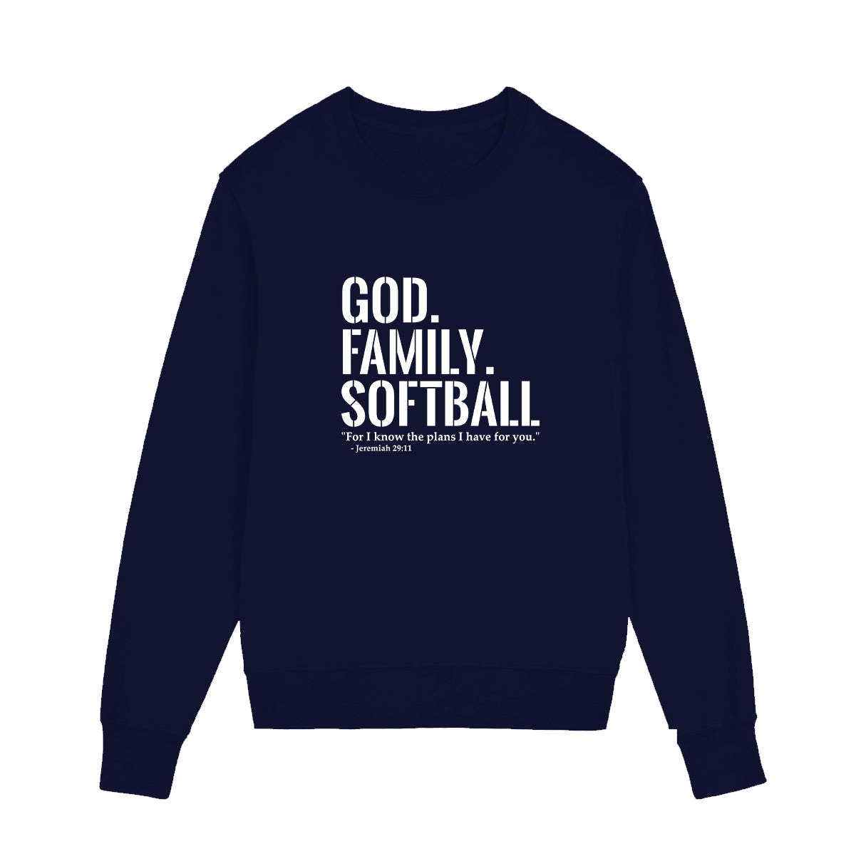 God. Family. Softball. Sweatshirt (Youth Collection)