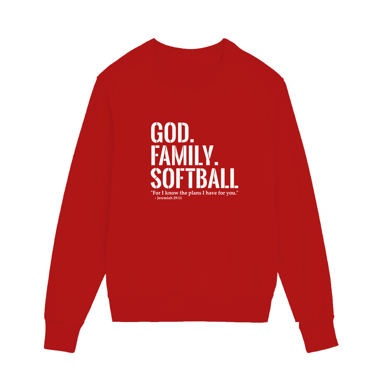 God. Family. Softball. Sweatshirt (Youth Collection)