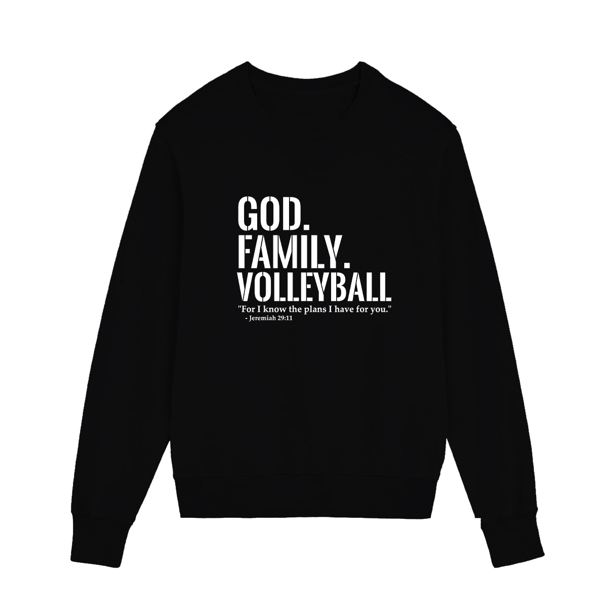 God. Family. Volleyball . Sweatshirt (Youth Collection)