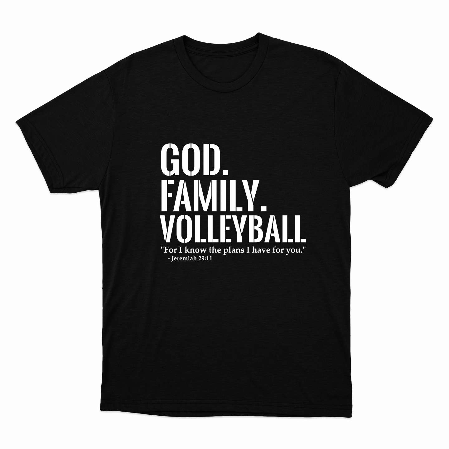 God. Family. Volleyball. T-Shirt (Youth Collection)