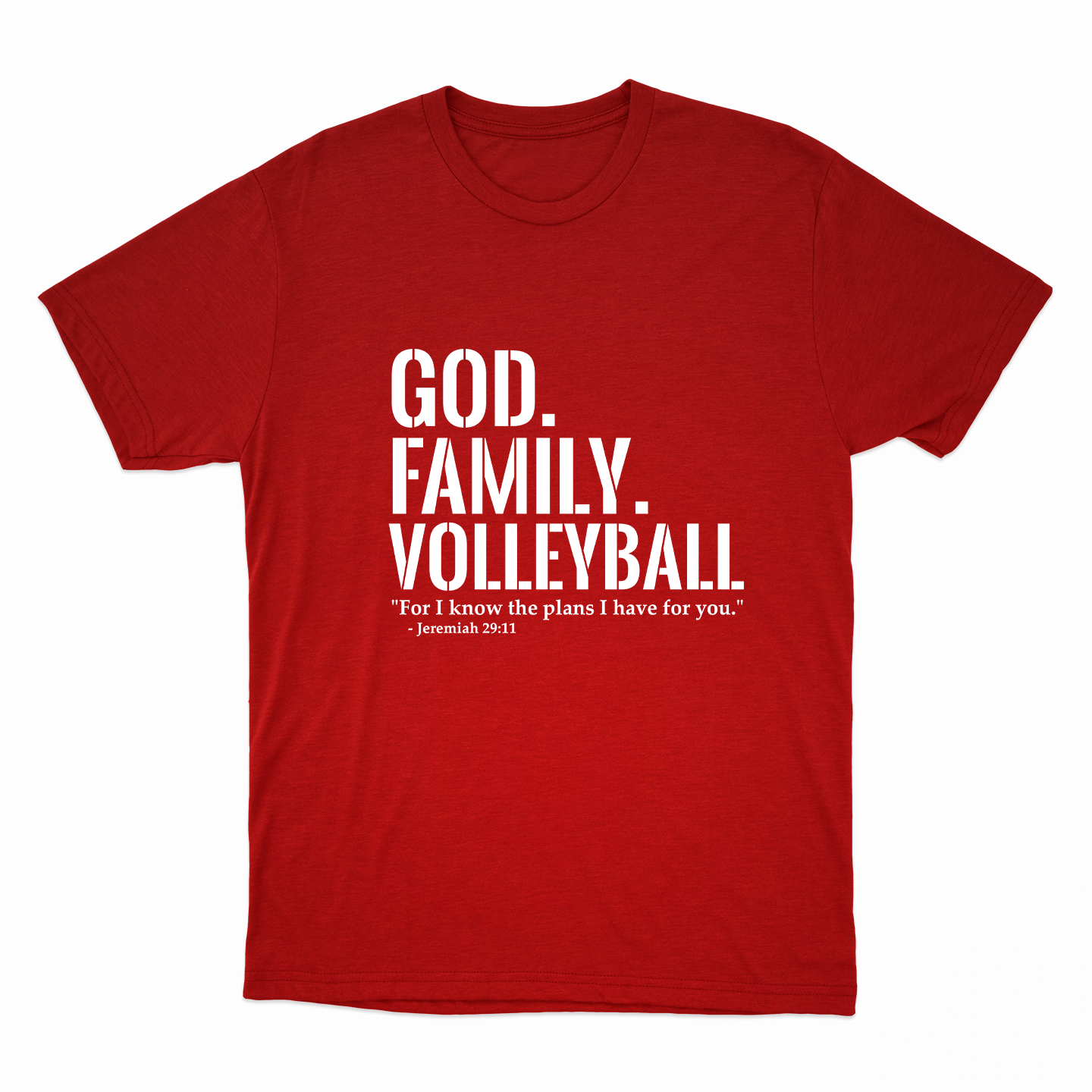 God. Family. Volleyball. T-Shirt (Youth Collection)