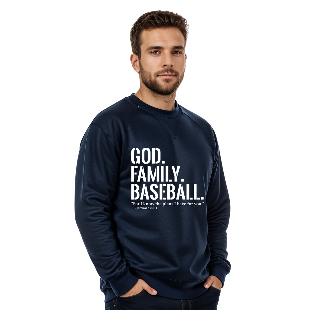 God. Family. Baseball. Sweatshirt (Youth Collection)