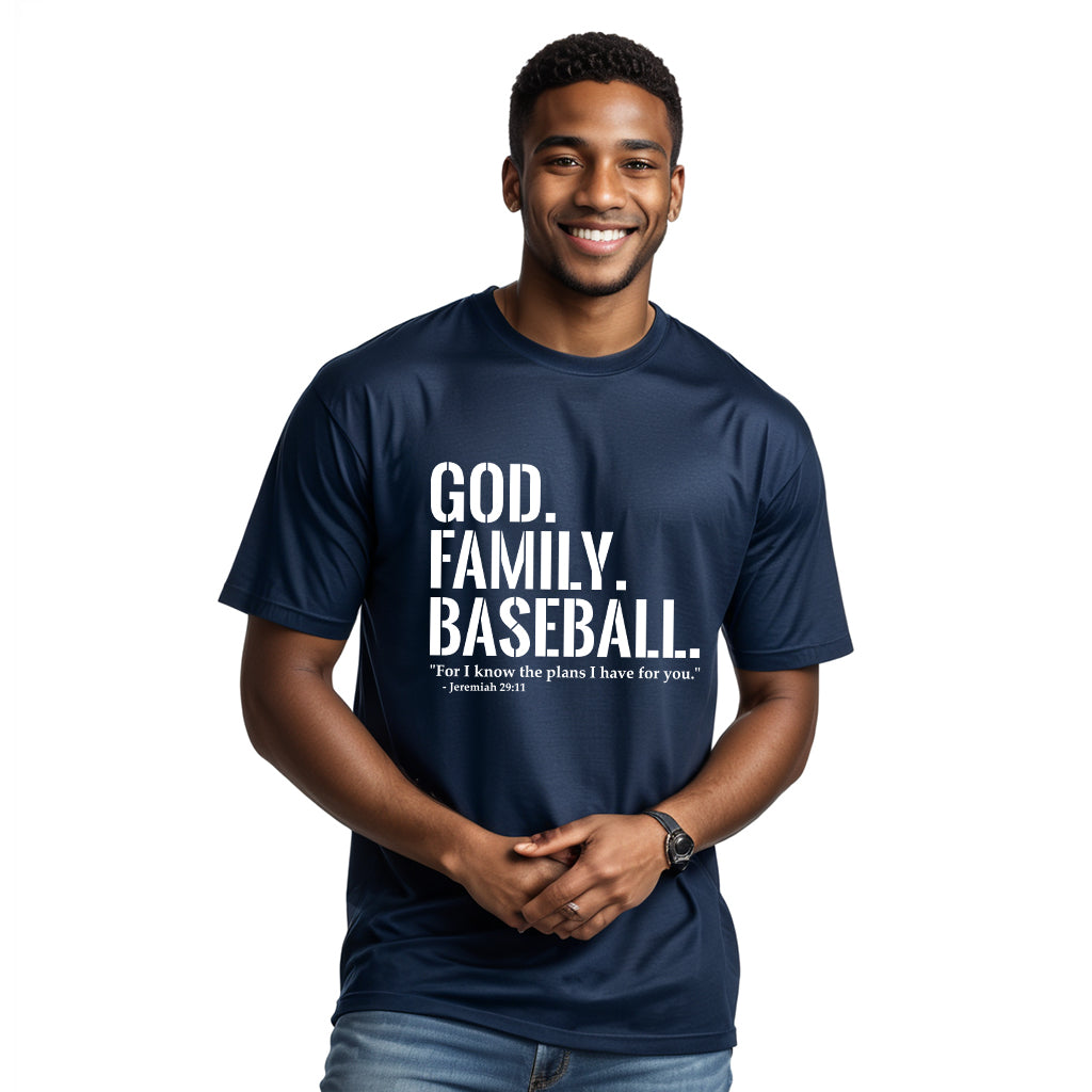 God. Family. Baseball. T-Shirt (Youth Collection)